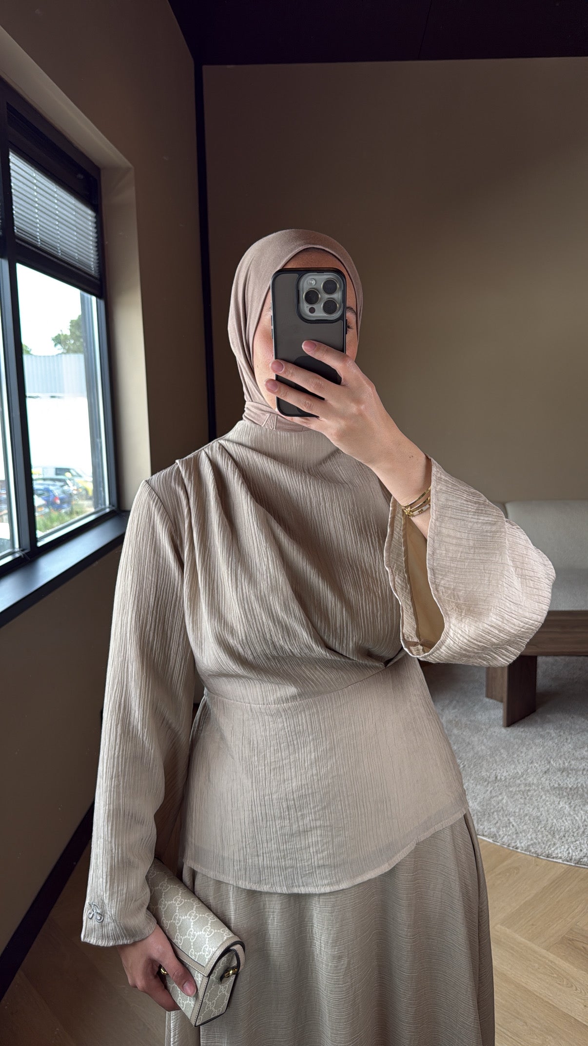 Skirt Set Maysa - Taupe