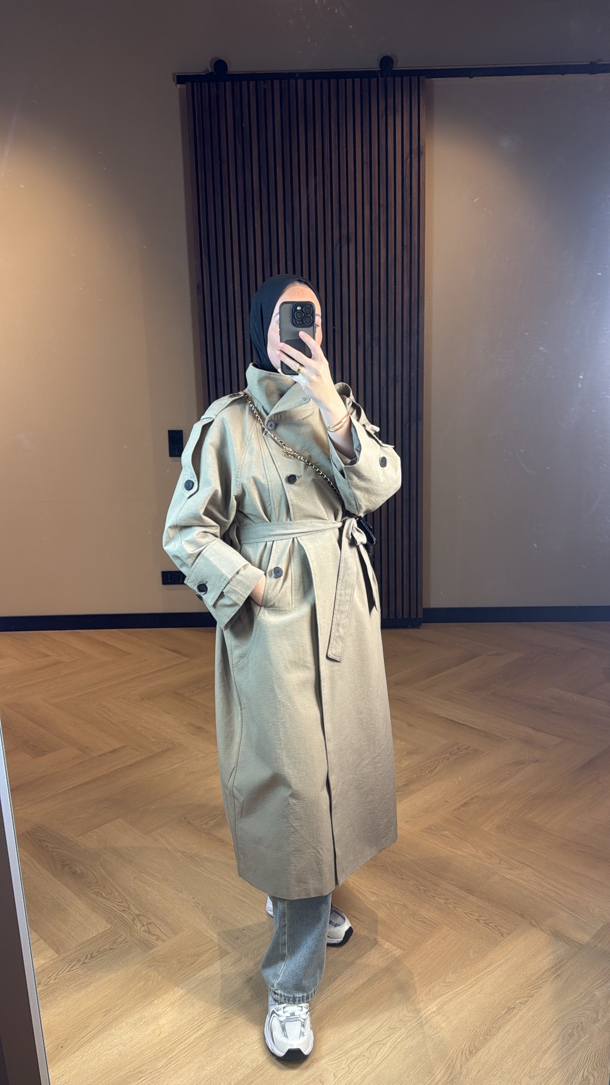 Trench Coat Isa - Dark beige