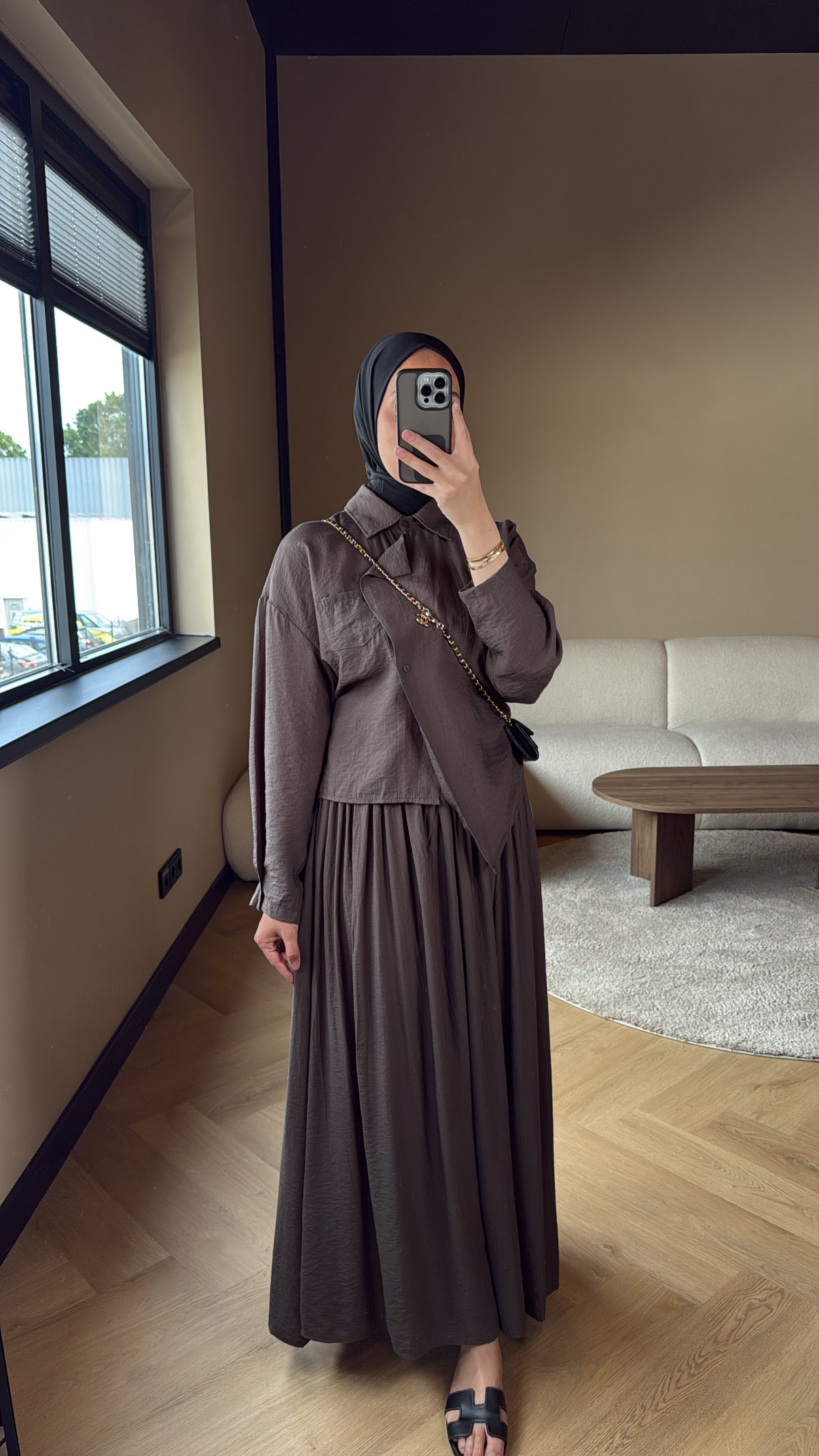 Skirt Set Maya - Brown