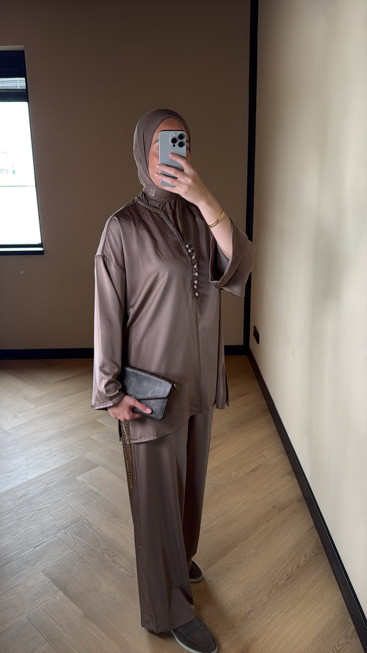 Caftan Set Soukaina - Taupe