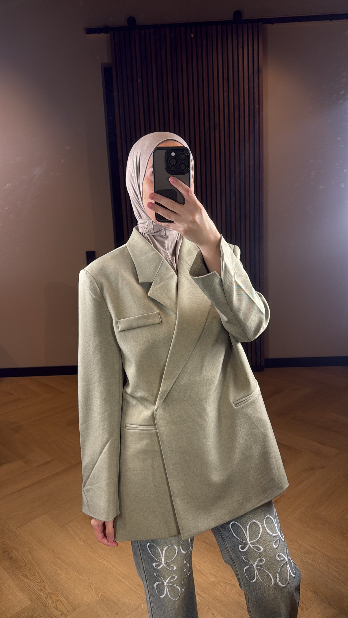 Oversized Blazer Mina - Mint