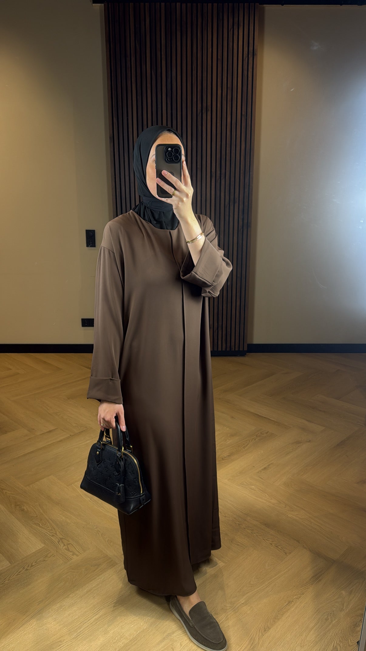 Abaya Isra - Brown