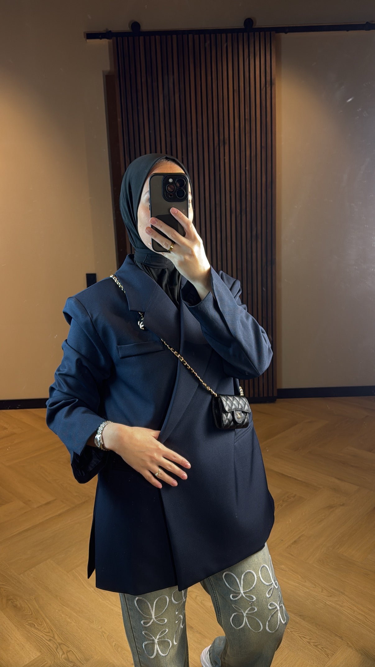 Oversized Blazer Mina - Navy