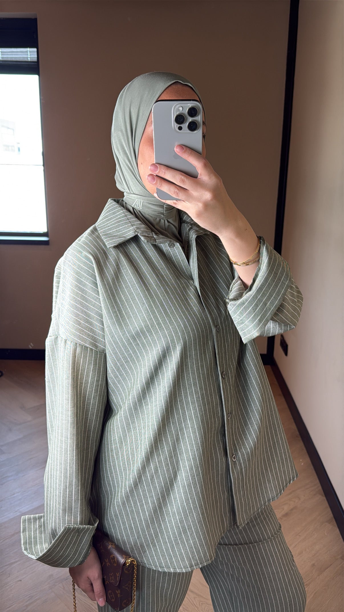 Striped Set Lina - Green