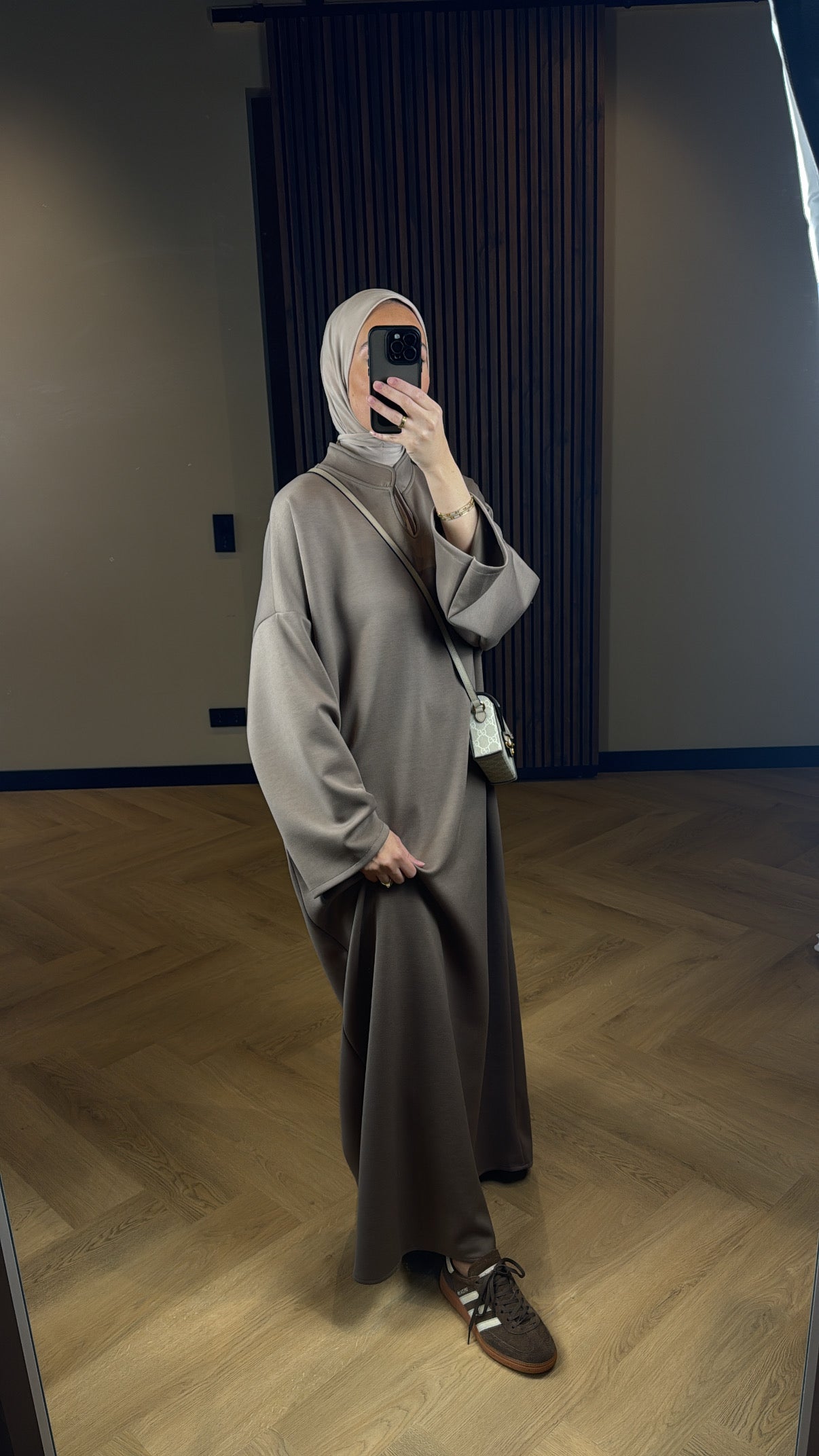 Jersey Dress Mia - Taupe