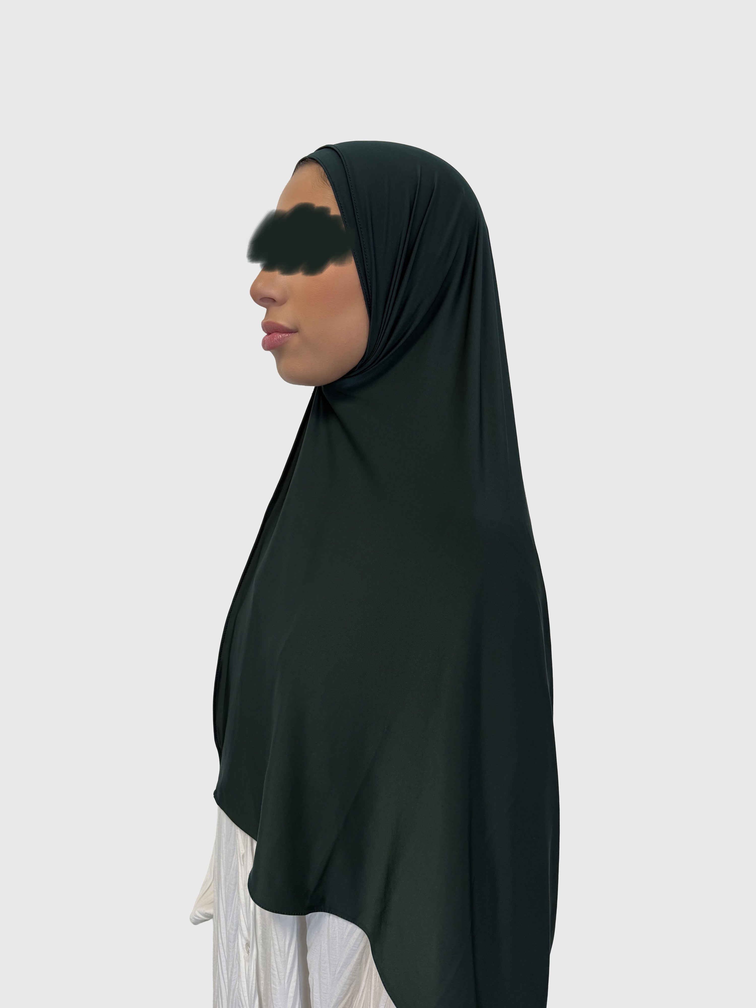 Liquid Jersey Scarf - Forest green