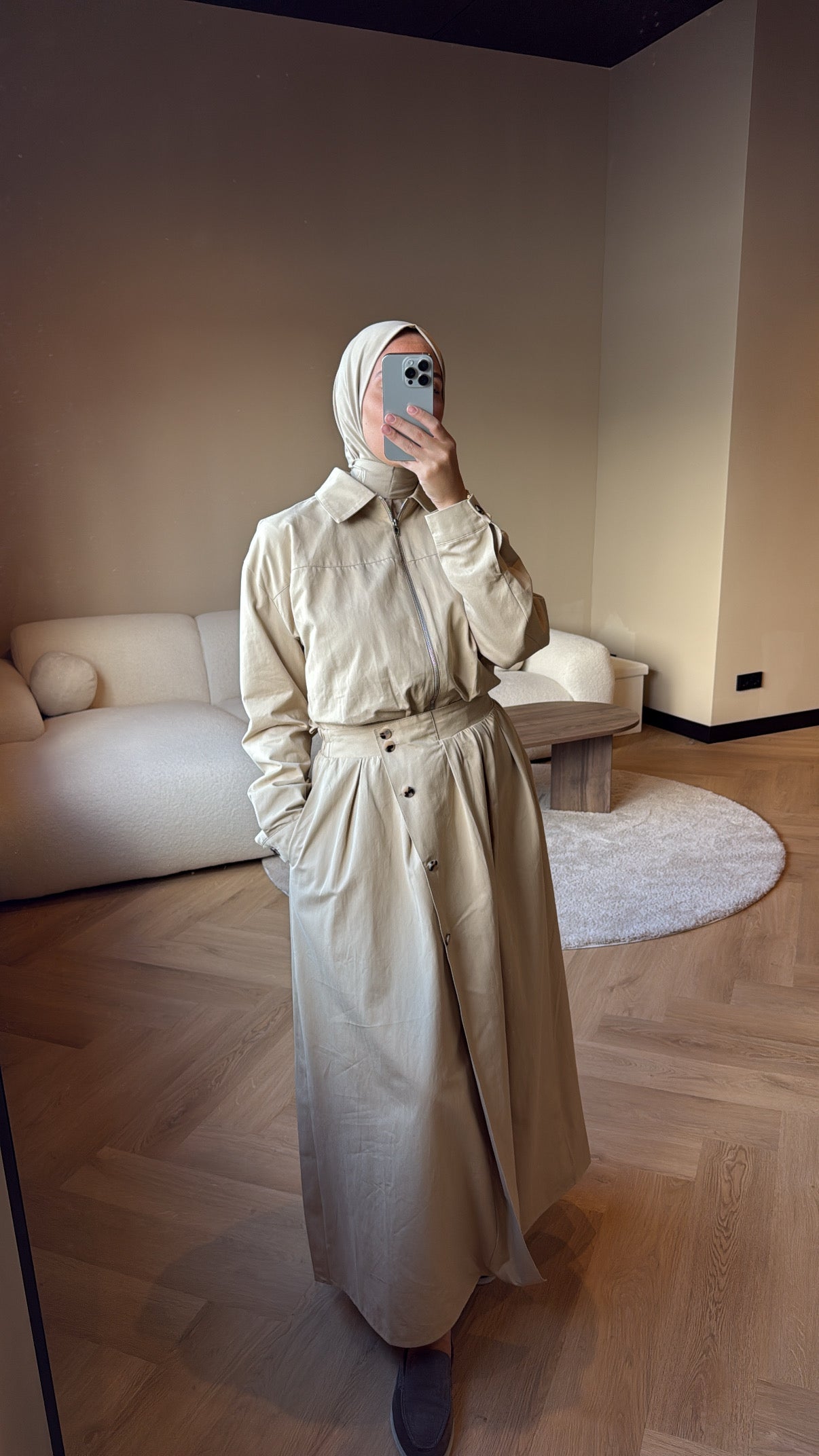 Skirt Set Ayla - Camel