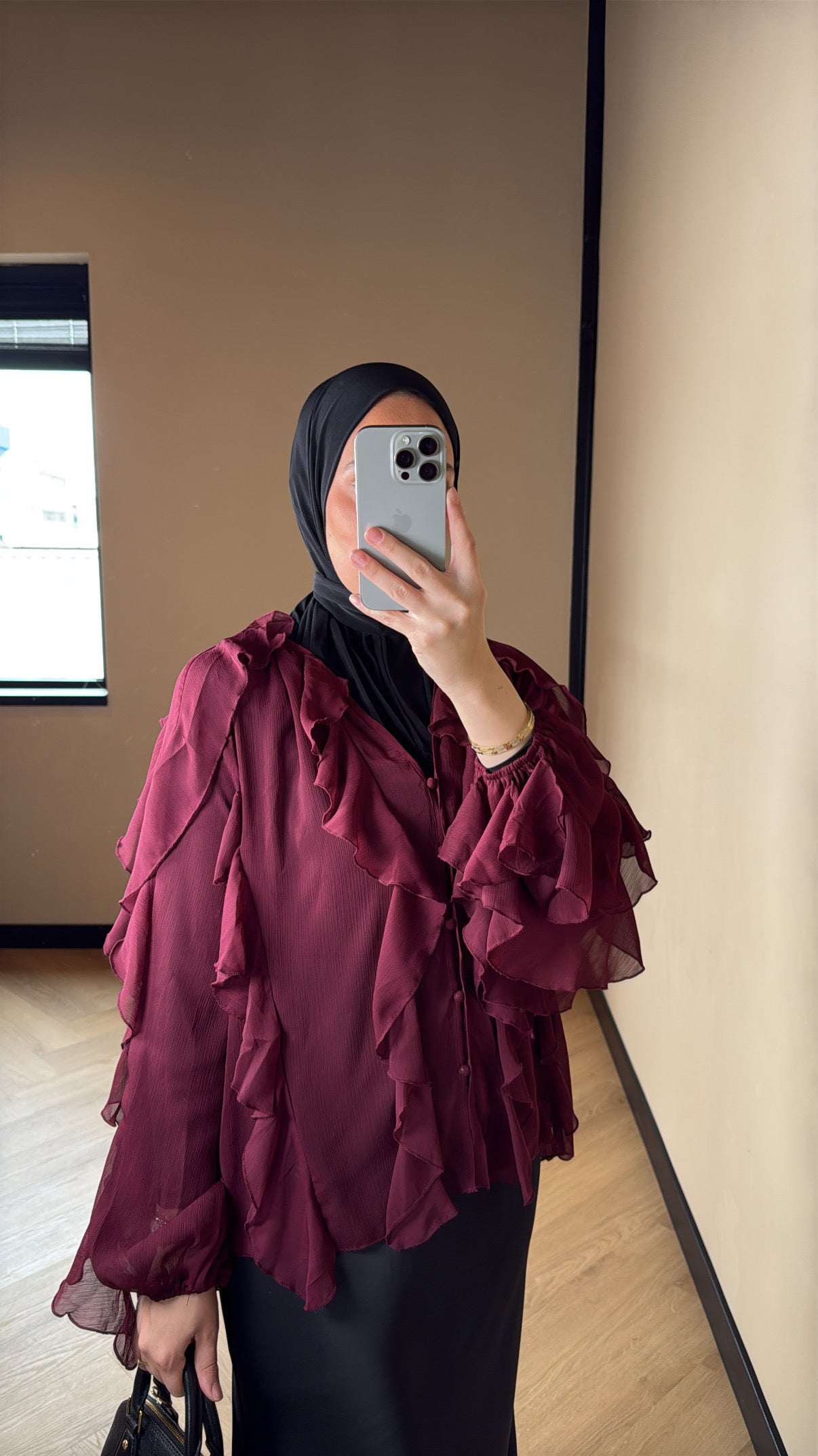 Blouse Elisa - Burgundy