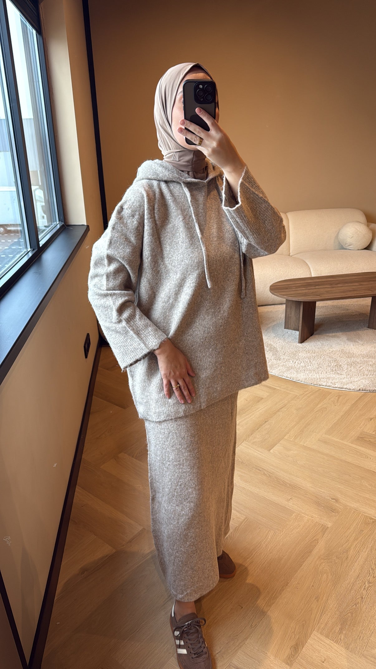 Skirt Set Inaya - Taupe