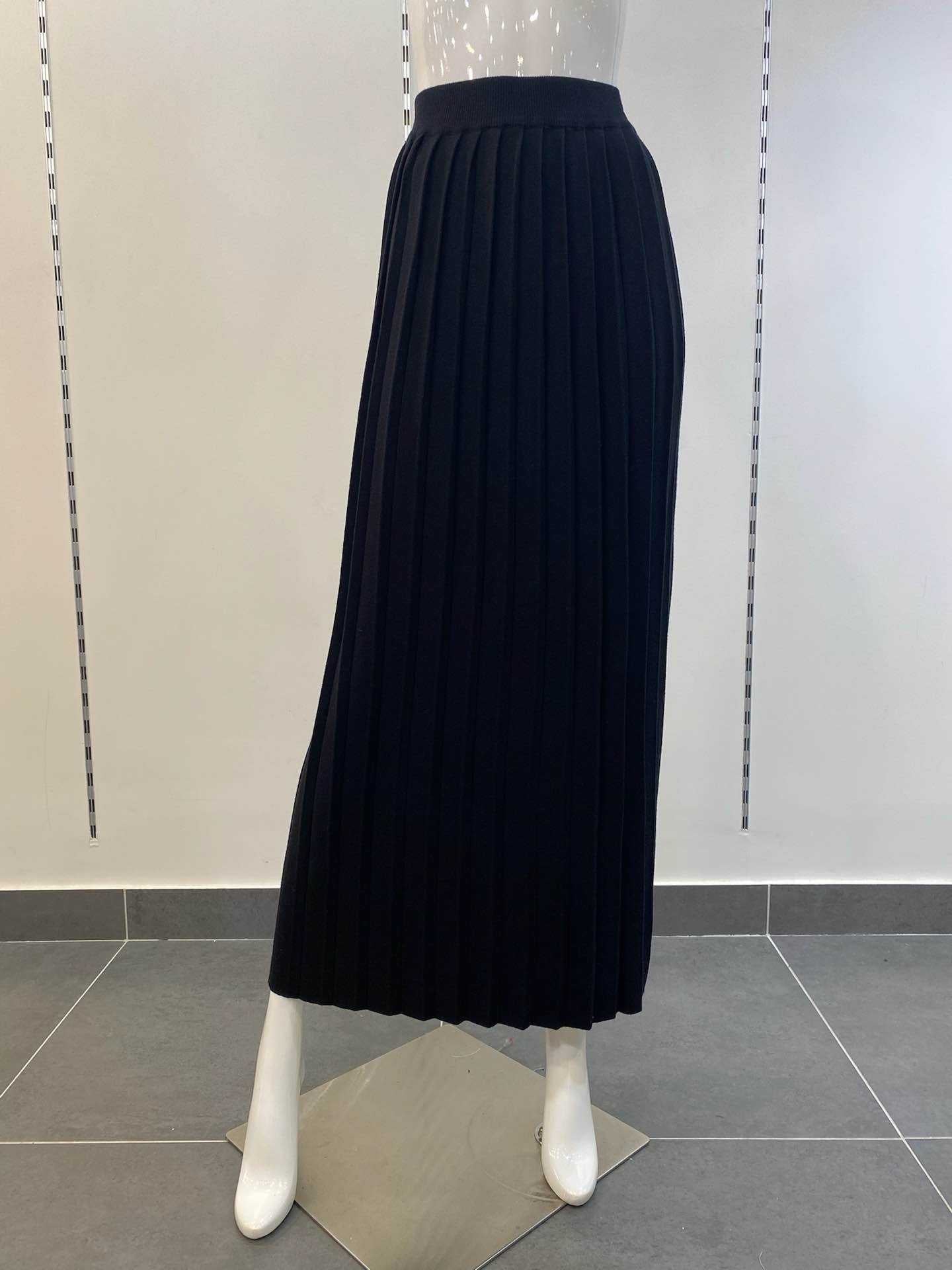 Winter Plisse skirt - Black