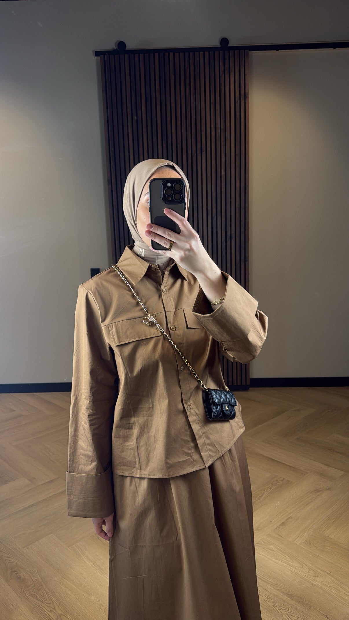 Skirt Set Sisi - Brown