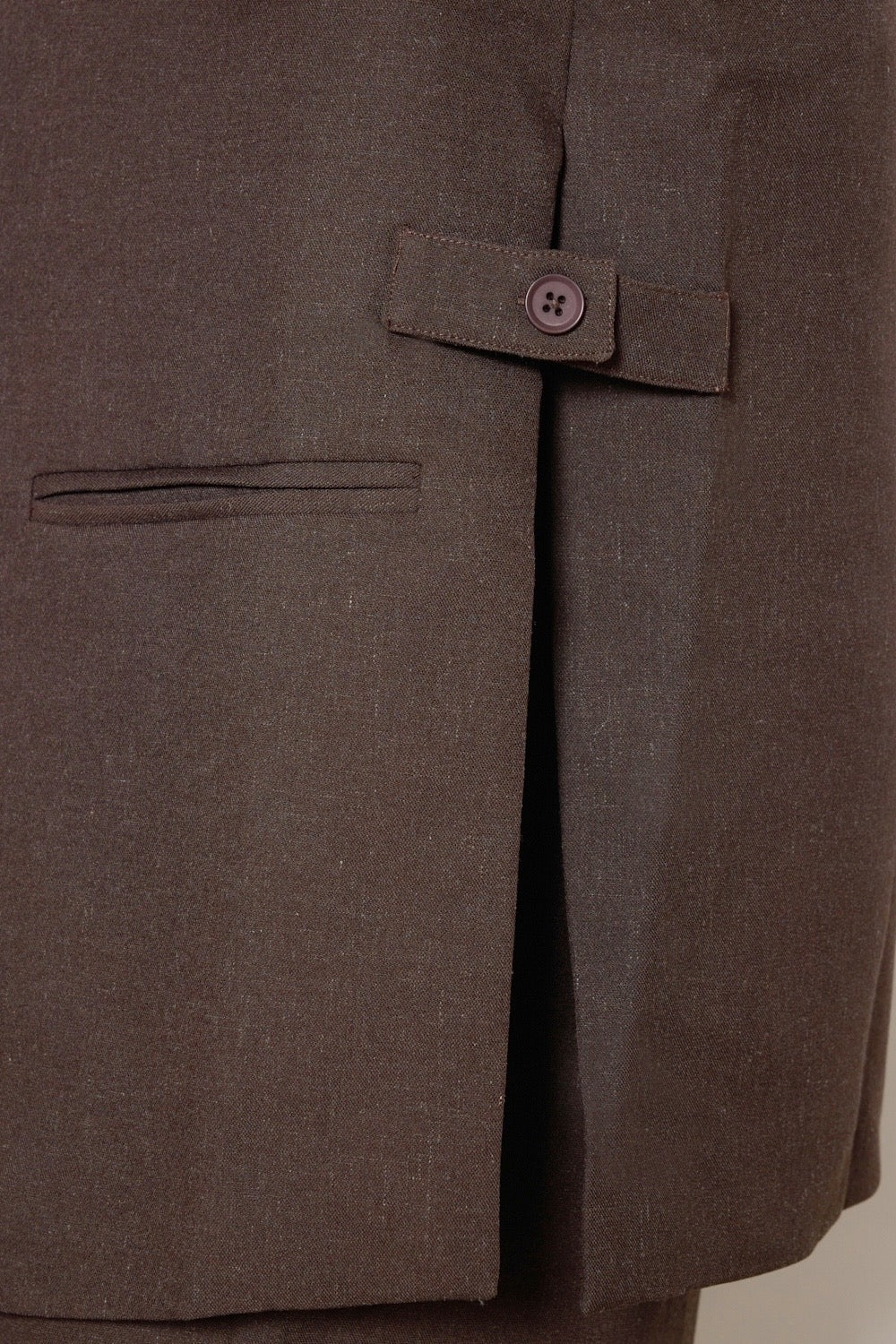 Oversized Gilet Mira - Brown