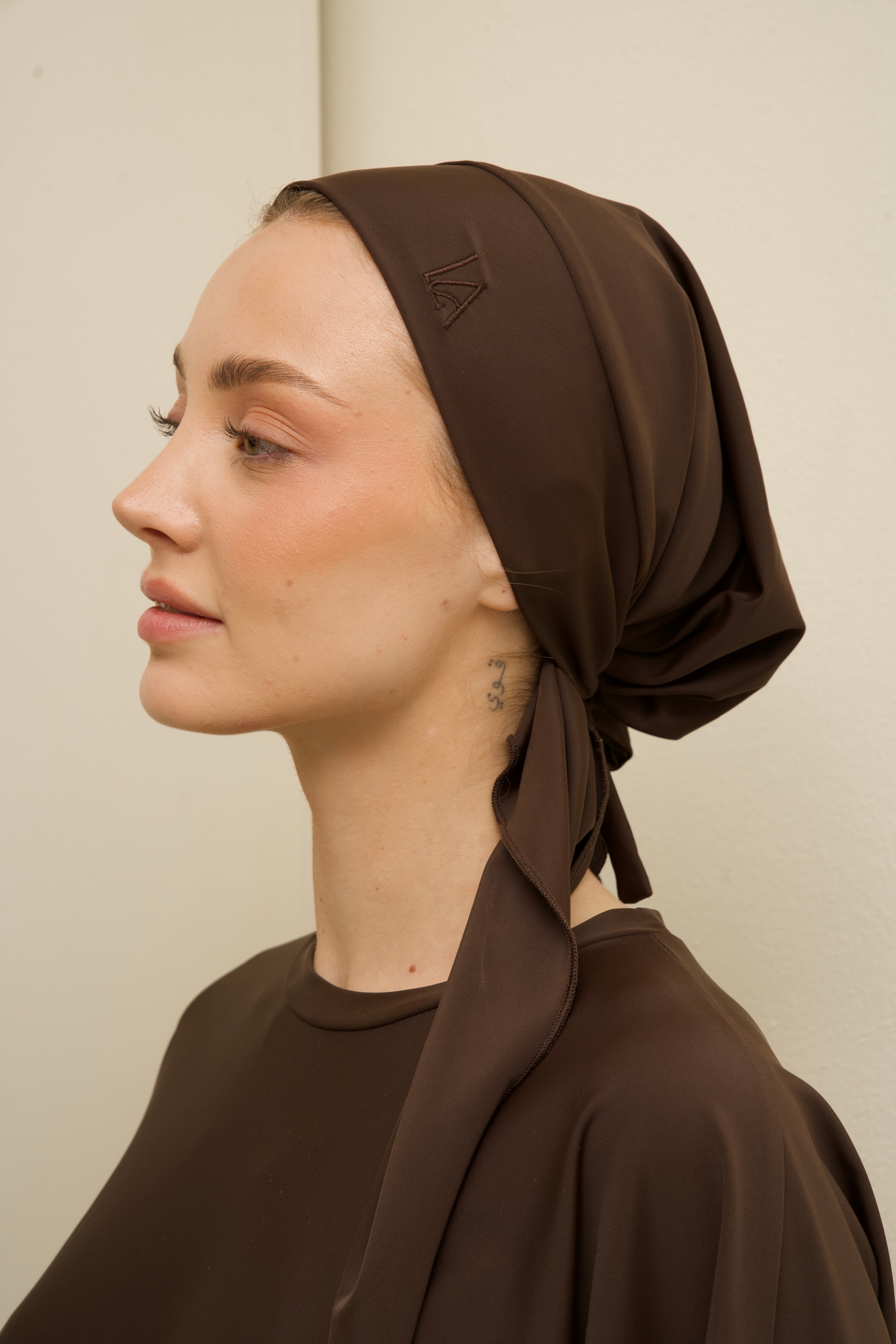 Oversized Burkini Short - Brown
