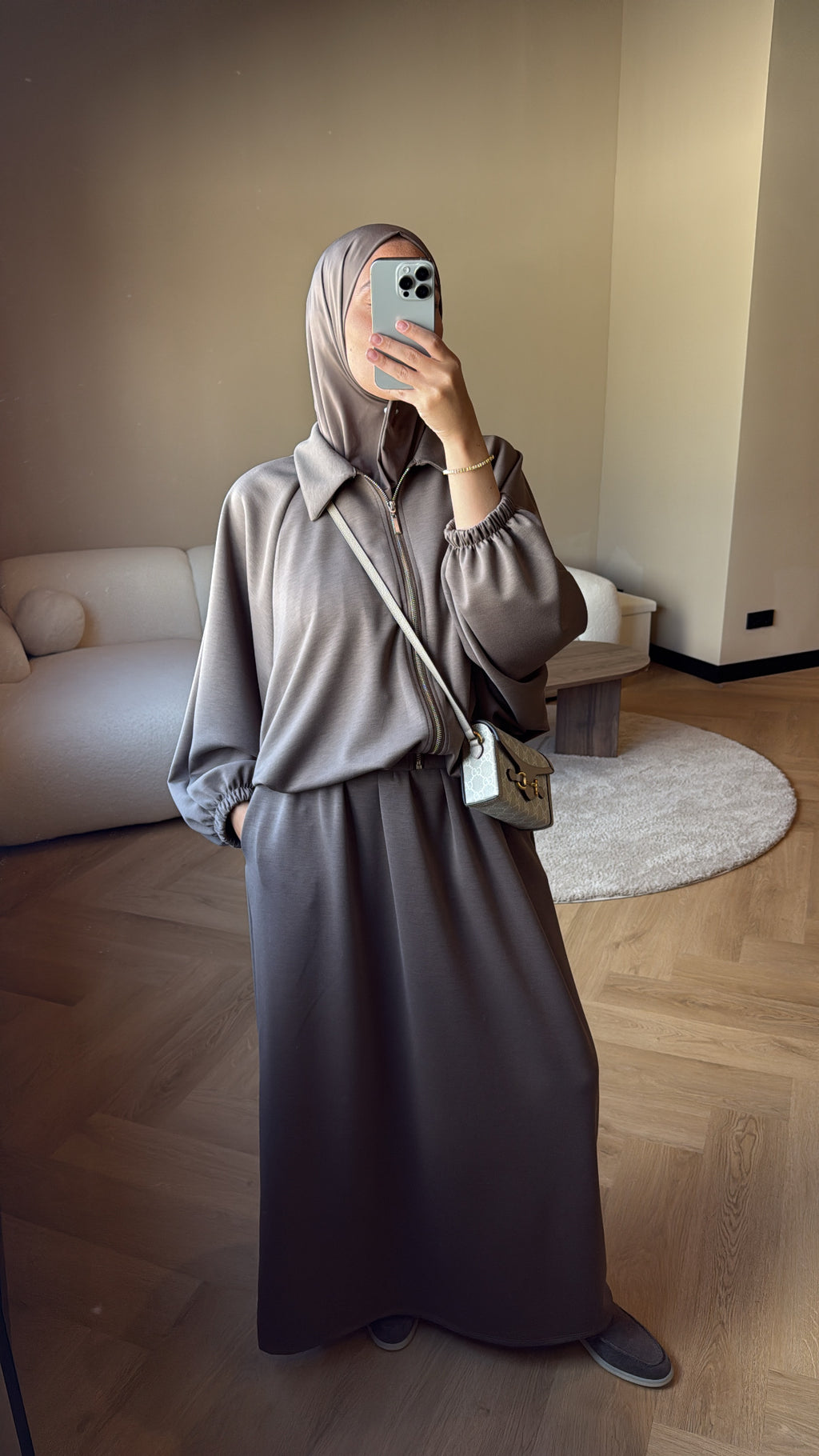 Skirt Set Tessa - Taupe