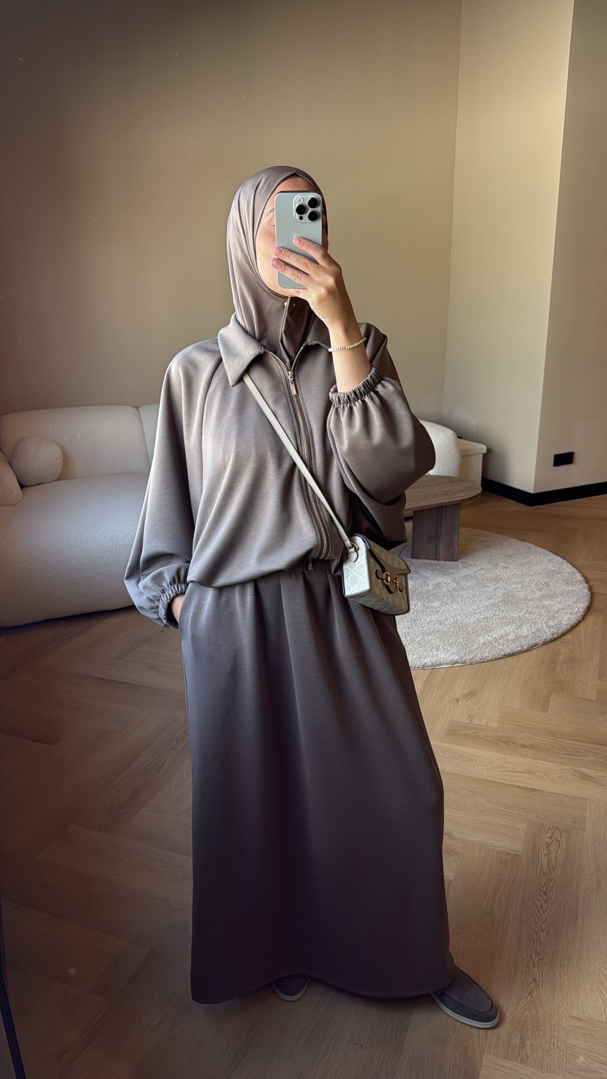 Skirt Set Tessa - Taupe