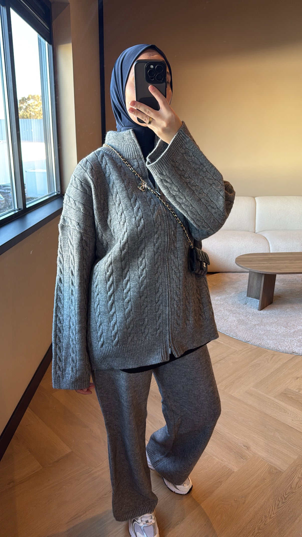 Two Piece set Amal - Grey