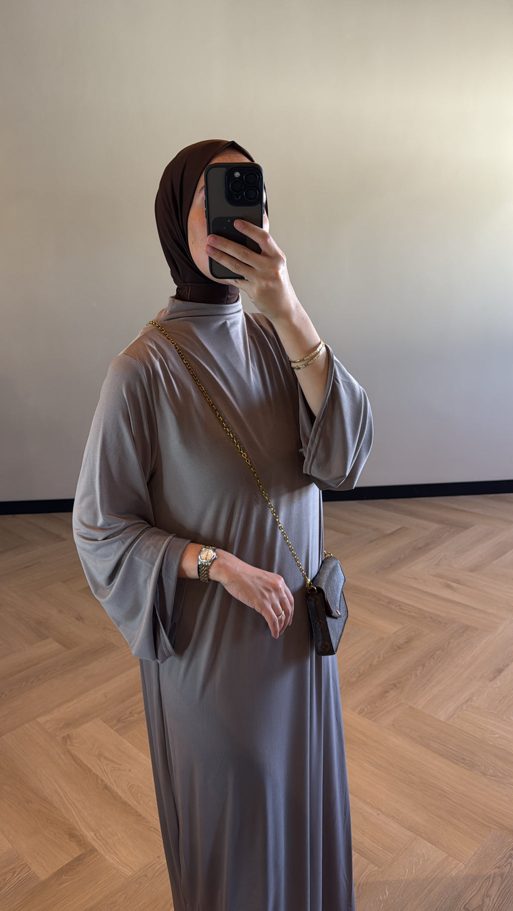 Jersey Dress - Taupe