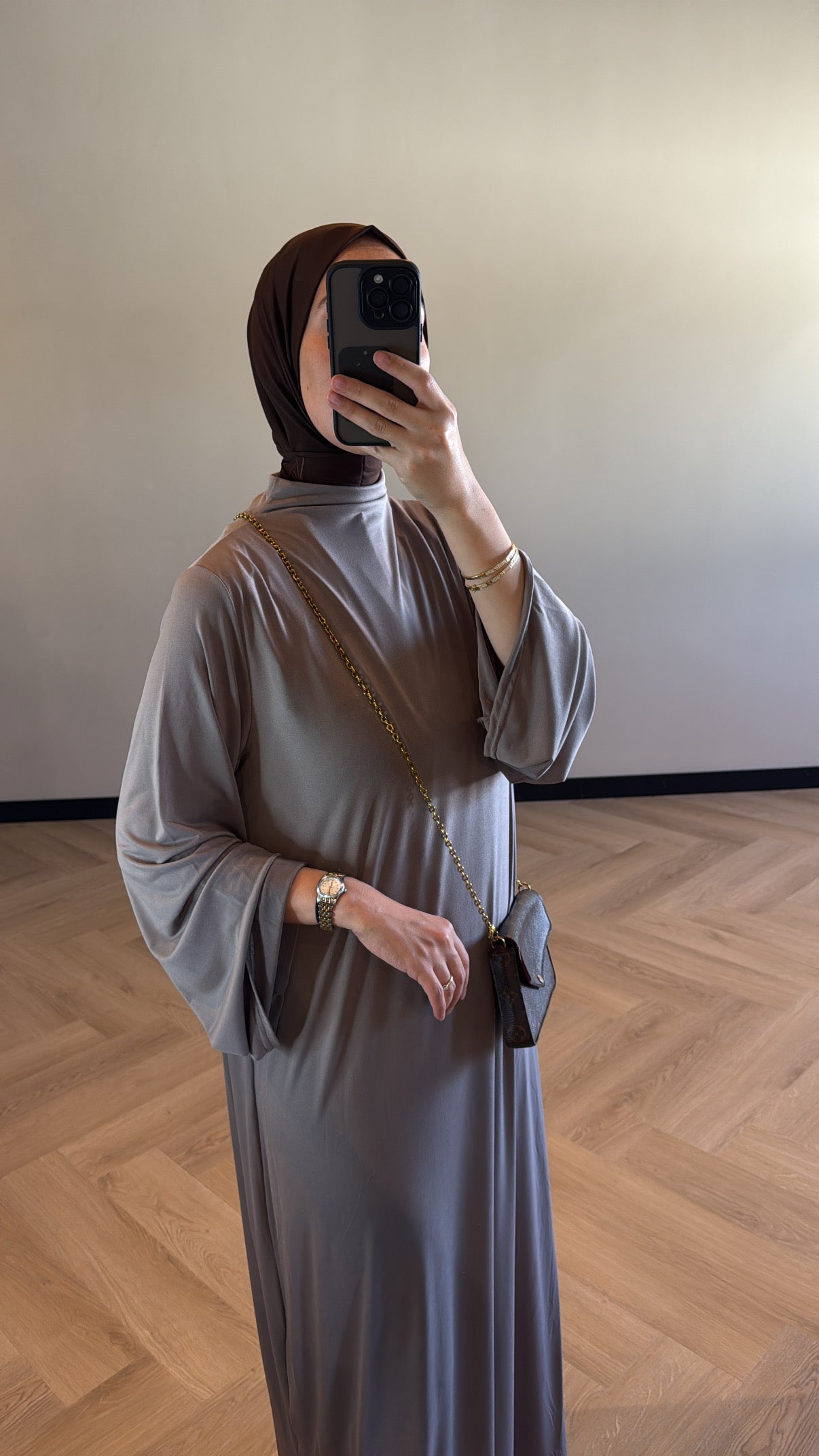 Jersey Dress - Taupe