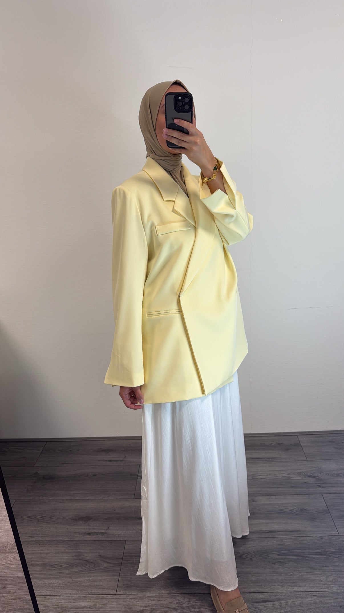 Linnen Skirt - White