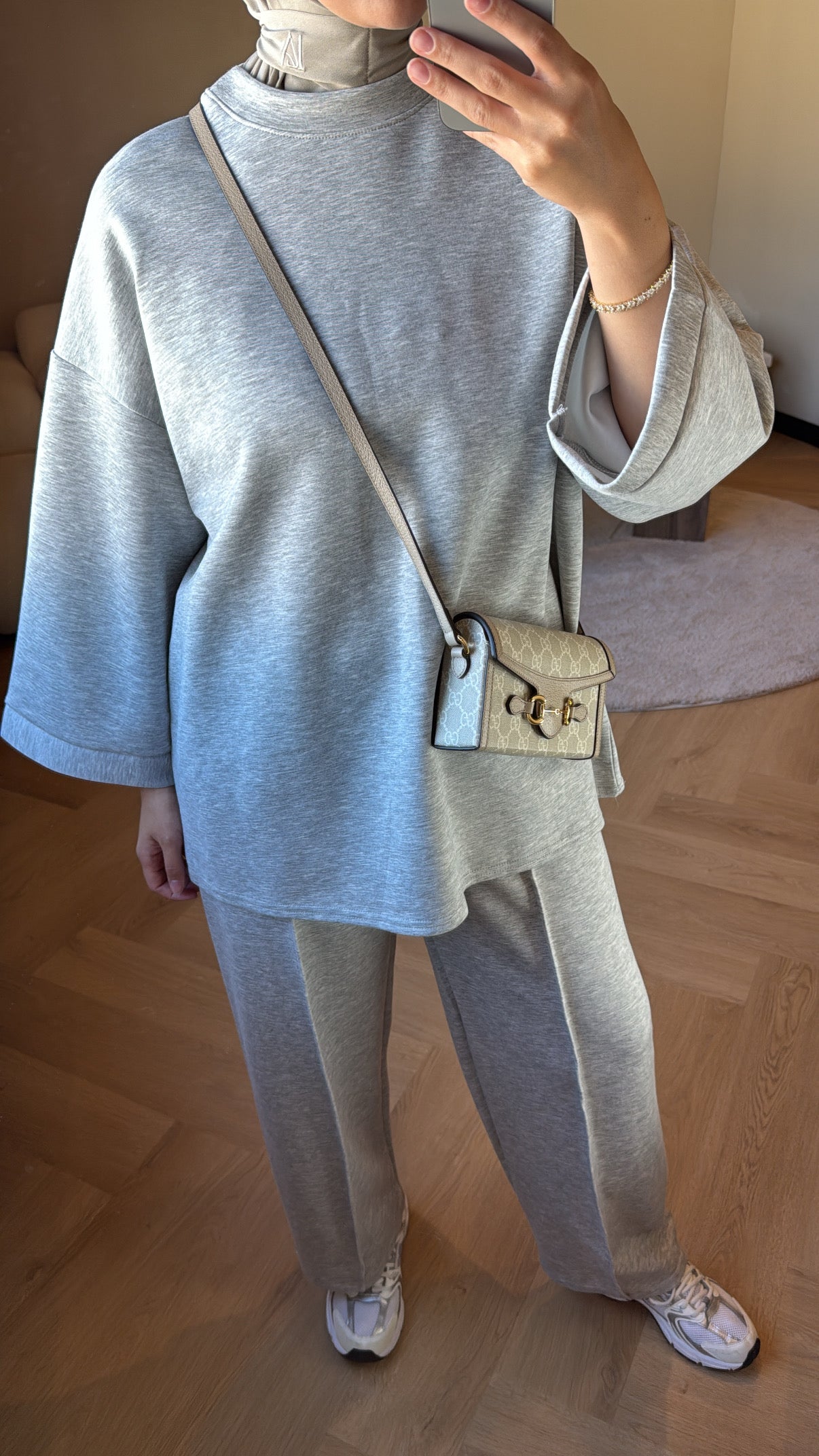 Two Piece Set Noor - Grey (SHORT)