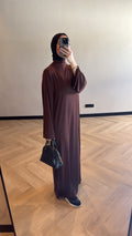 Jersey Dress - Brown