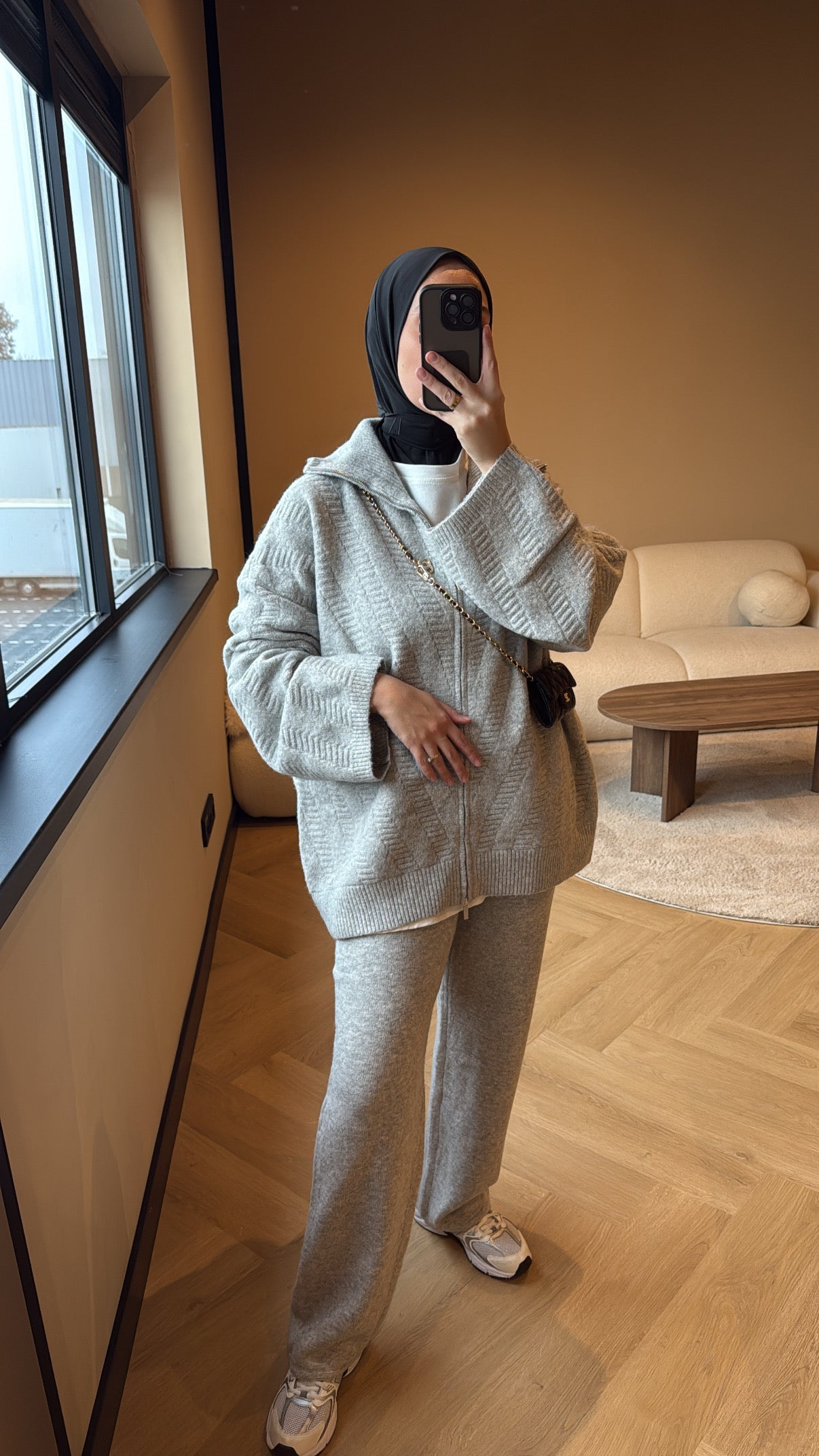 Two Piece Set Yousra - Light Grey