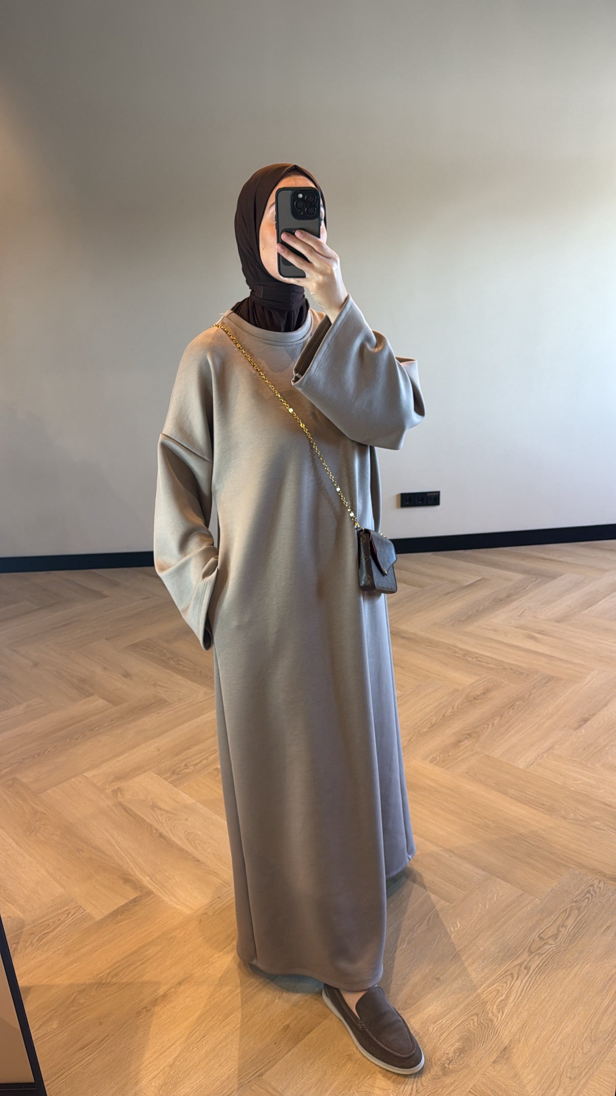 Comfy Dress Luna - Taupe