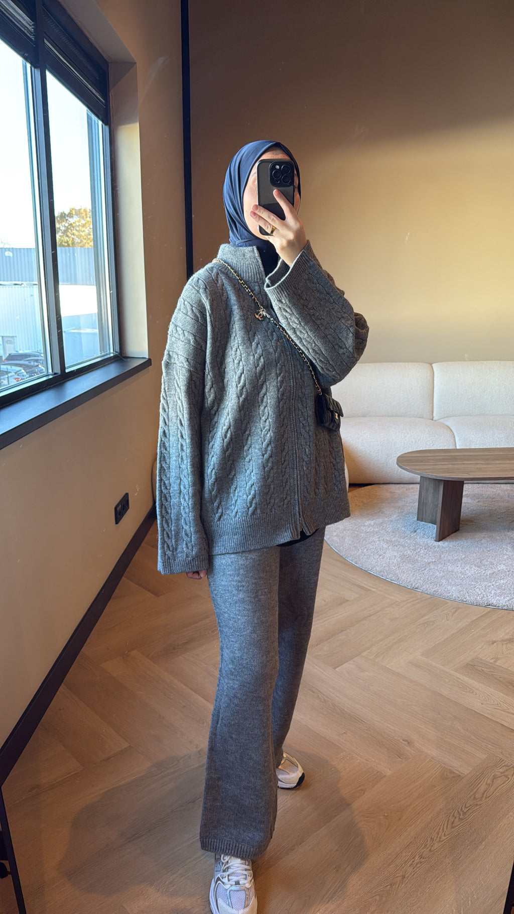 Two Piece set Amal - Grey