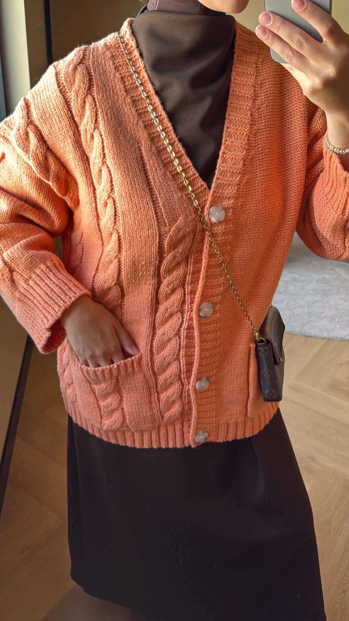 Cardigan Lara - Orange