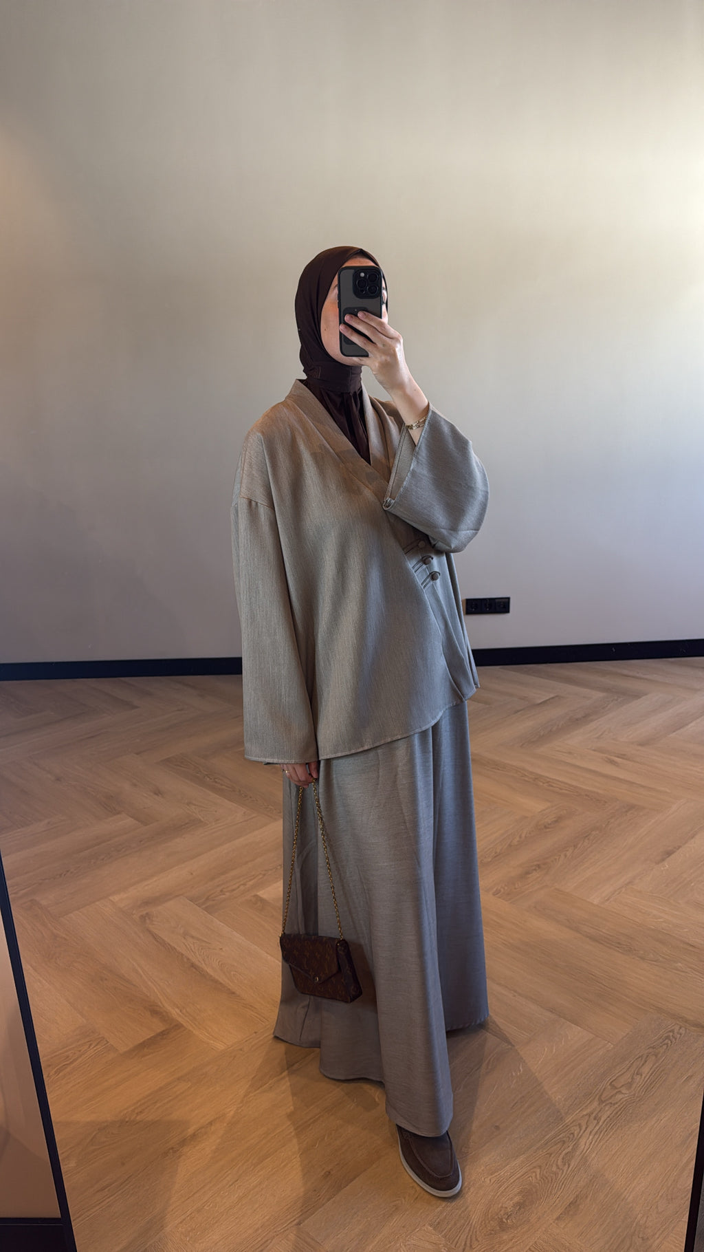 Skirt Set Yuna - Taupe