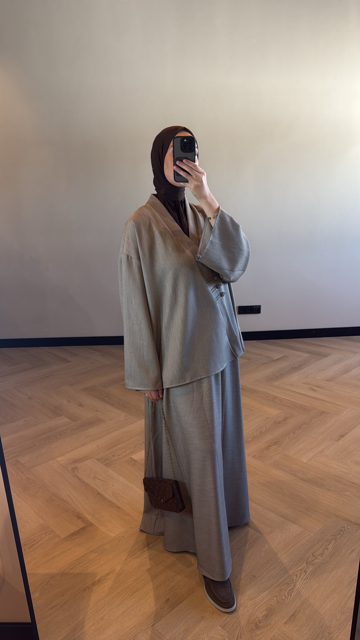 Skirt Set Yuna - Taupe