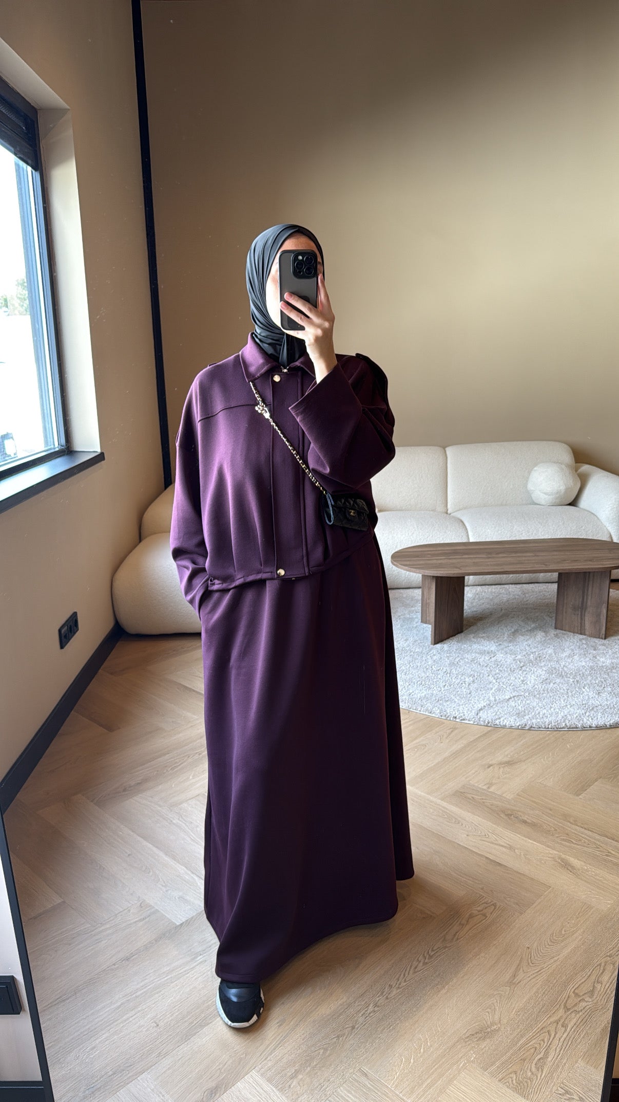 Skirt Set Emma - Burgundy