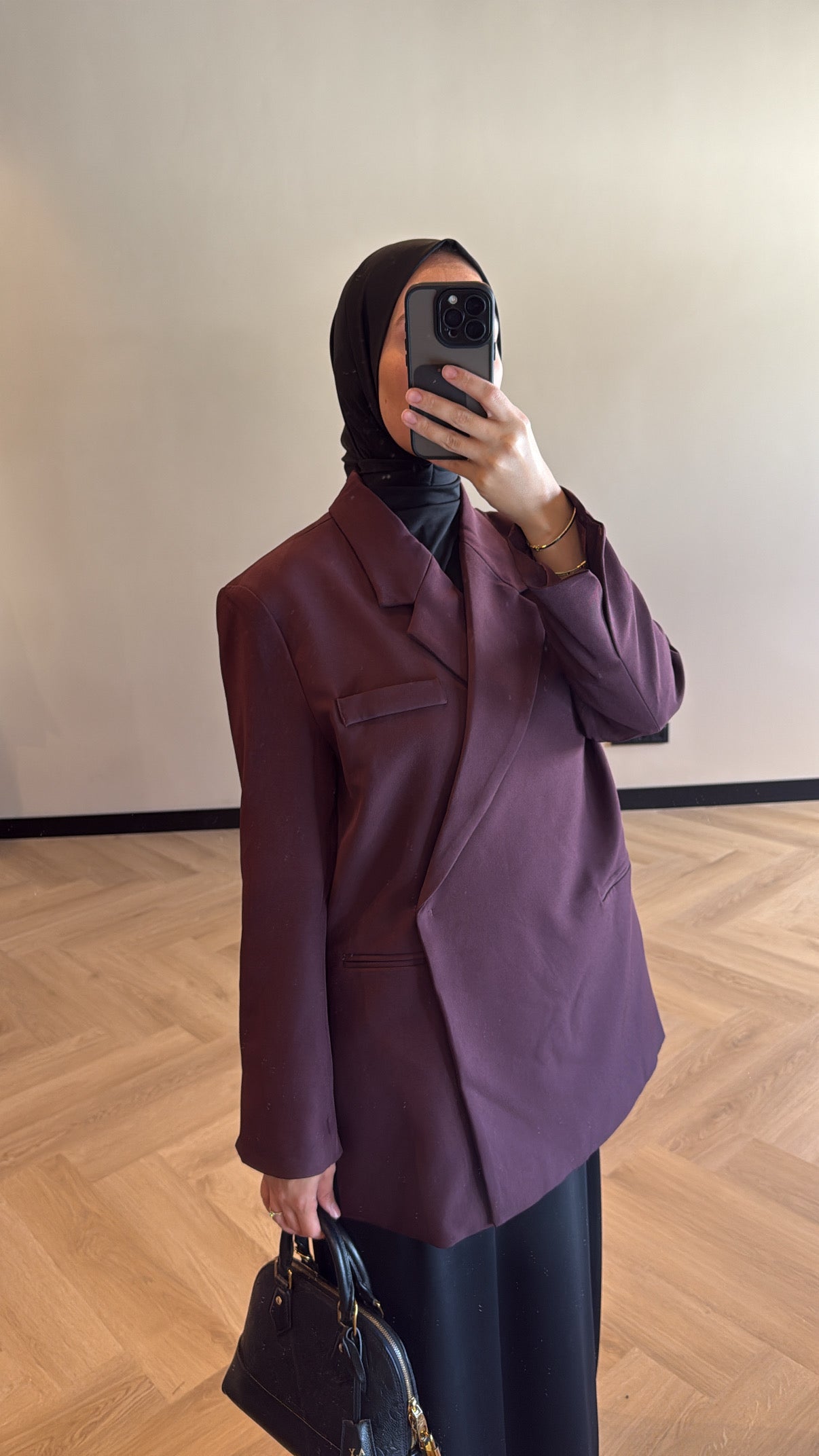 Oversized Blazer Mina - Burgundy