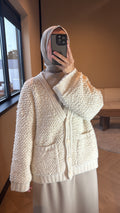 Cardigan Rania - Creme