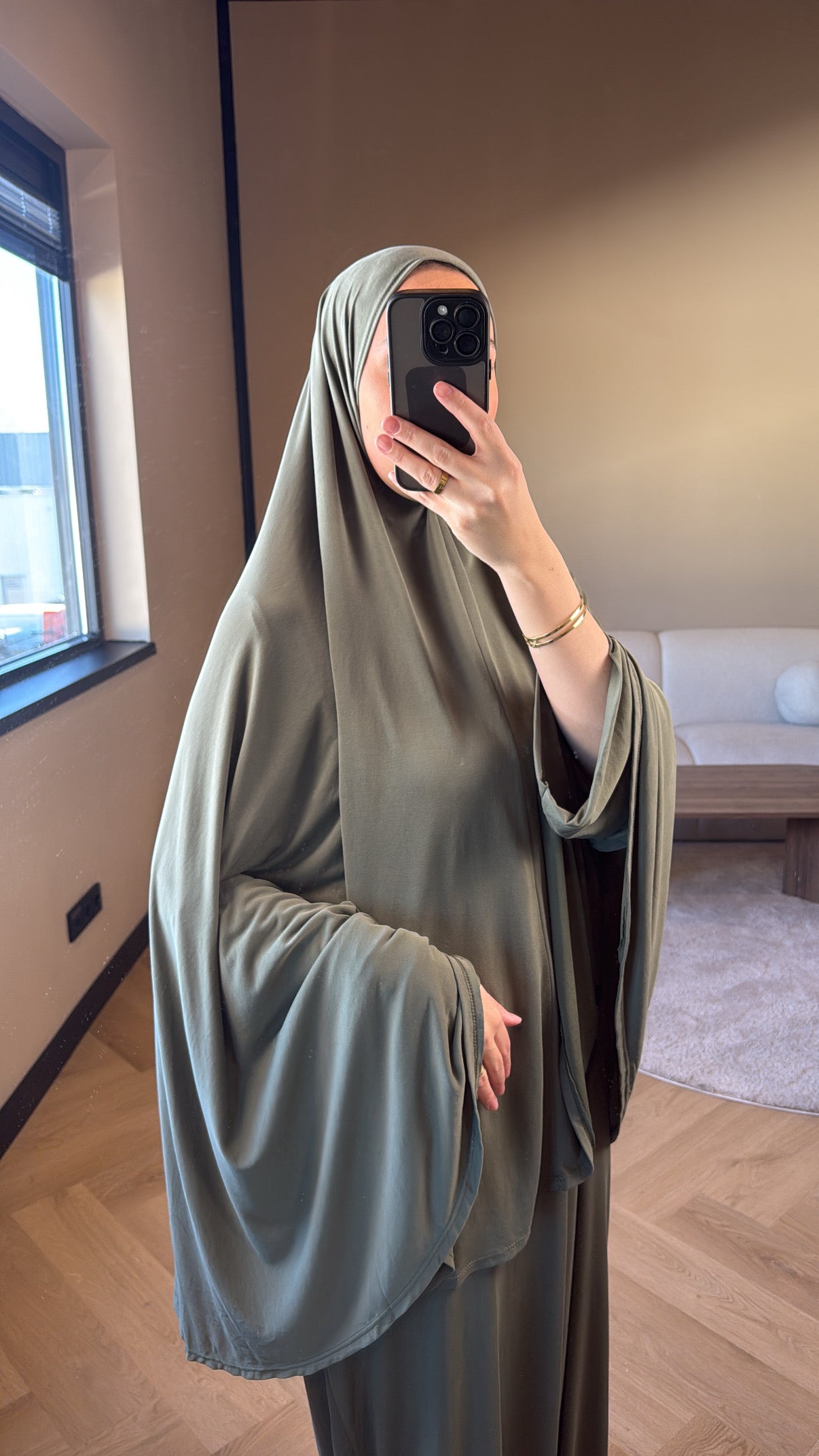 Jersey Khimar Set - Green