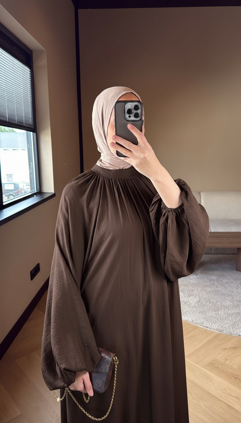 Dress Mira - Dark Brown