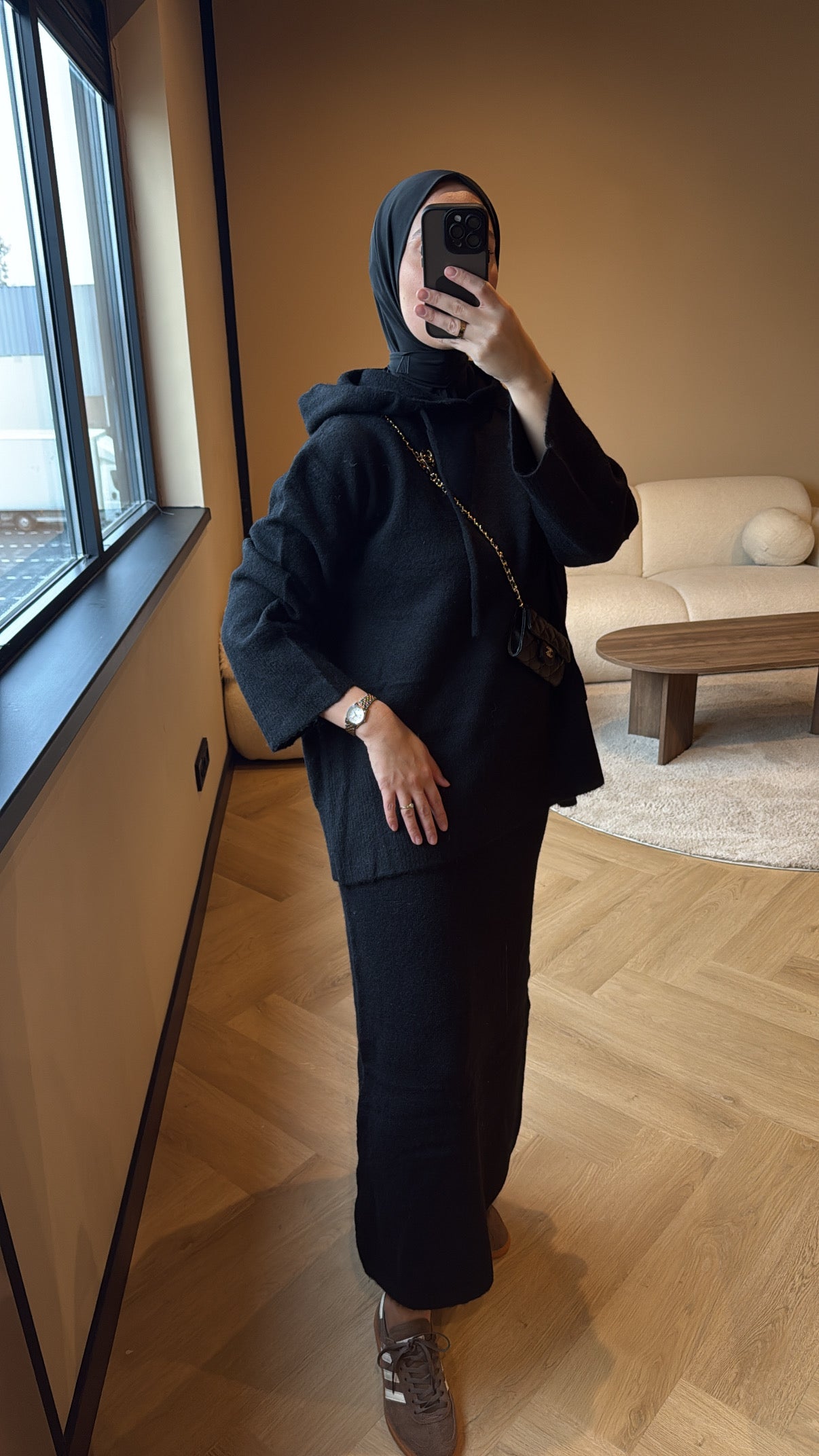 Skirt Set Inaya - Black