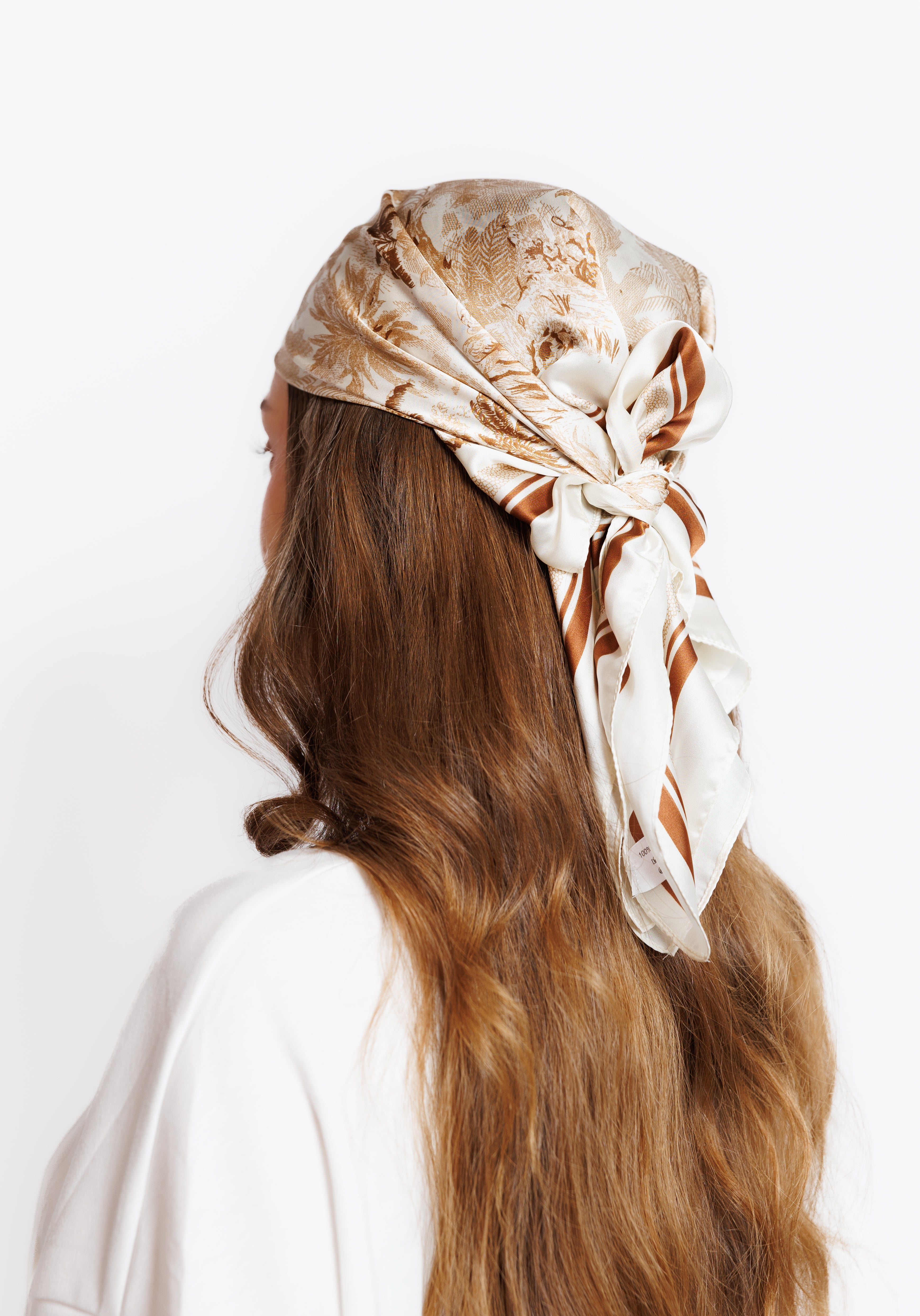 Silk Scarf - Soft Sand