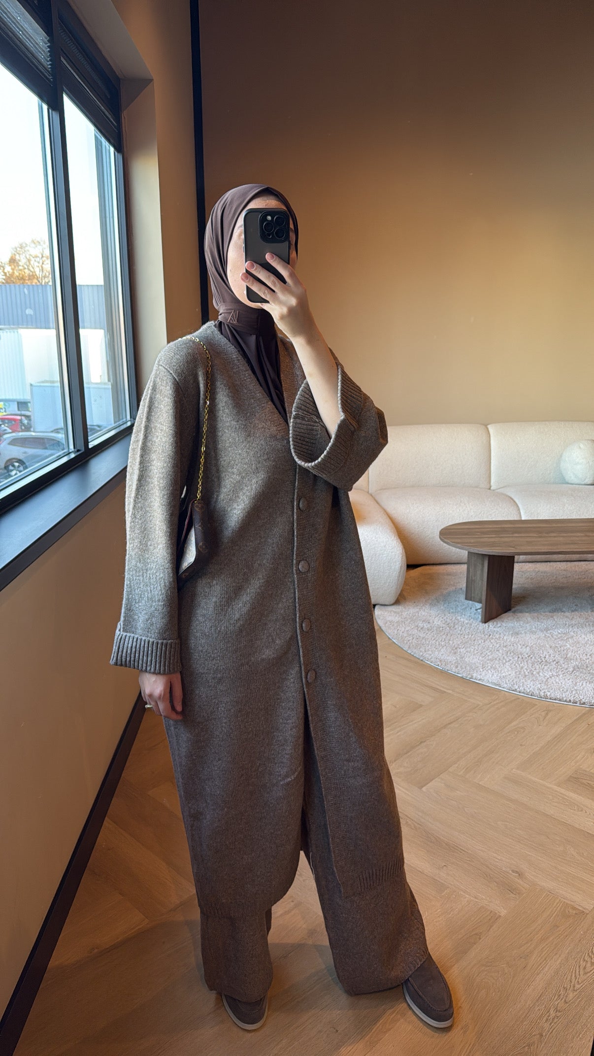 Two Piece Set Malika - Brown