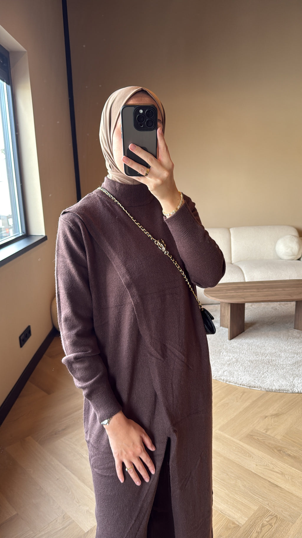 Two Piece Set Dalal - Brown