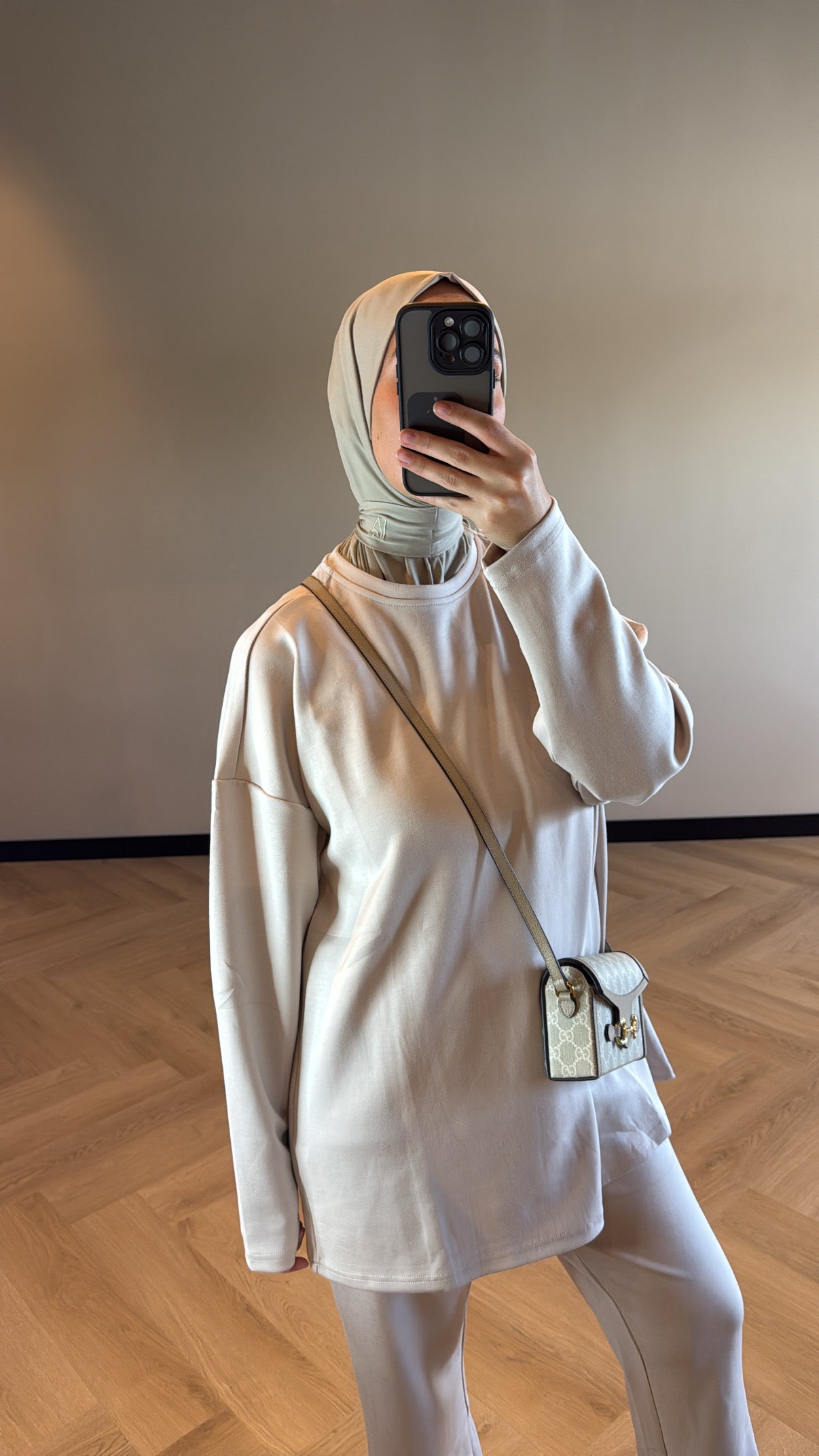 Comfy Two Piece Set - Beige