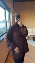 Knit Sweater Nora - Brown