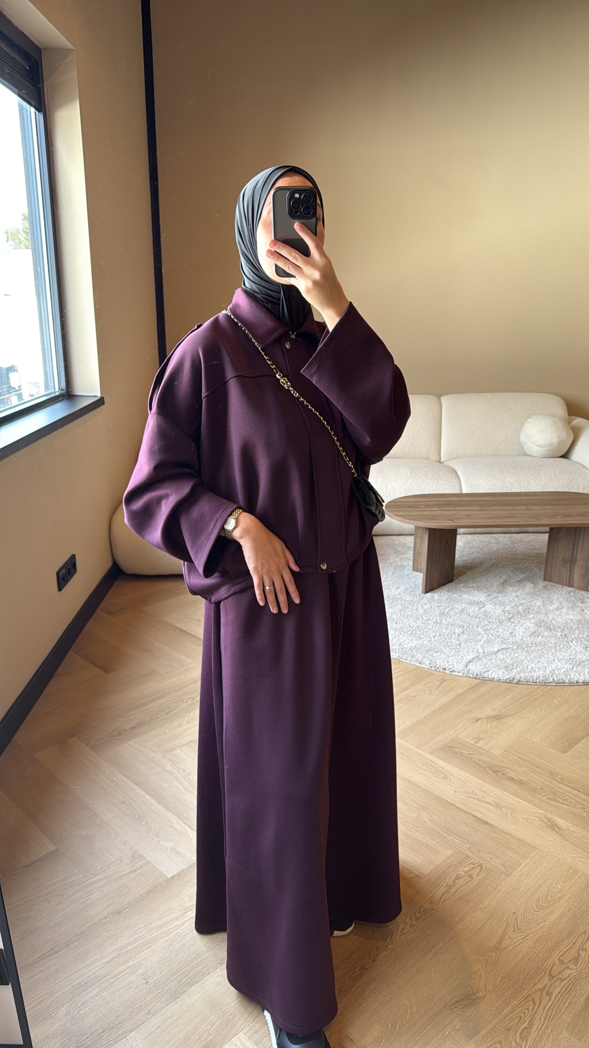 Skirt Set Emma - Burgundy