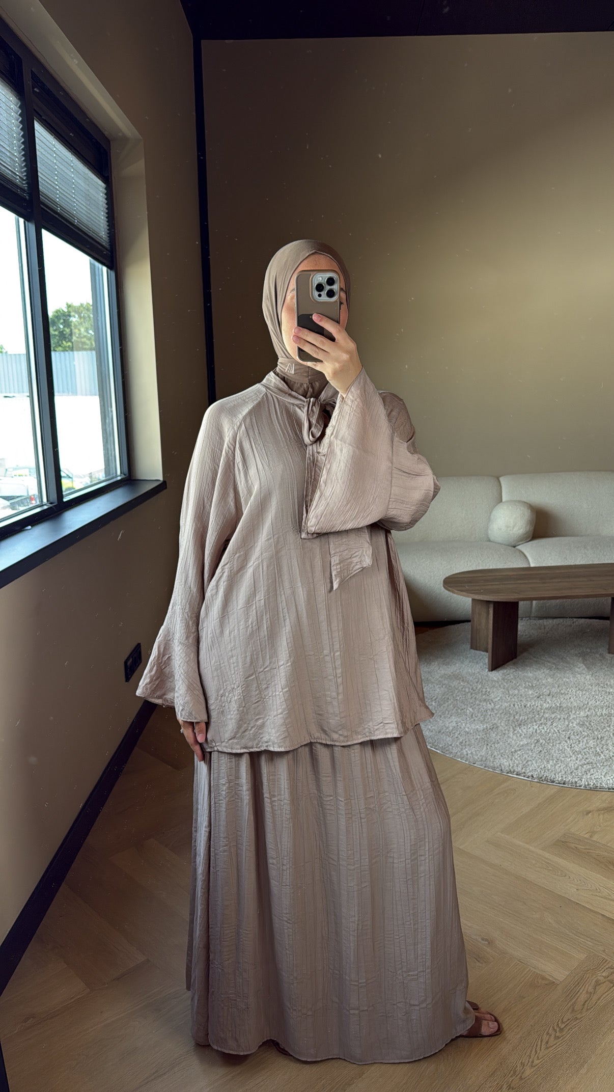 Skirt Set Luna - Taupe