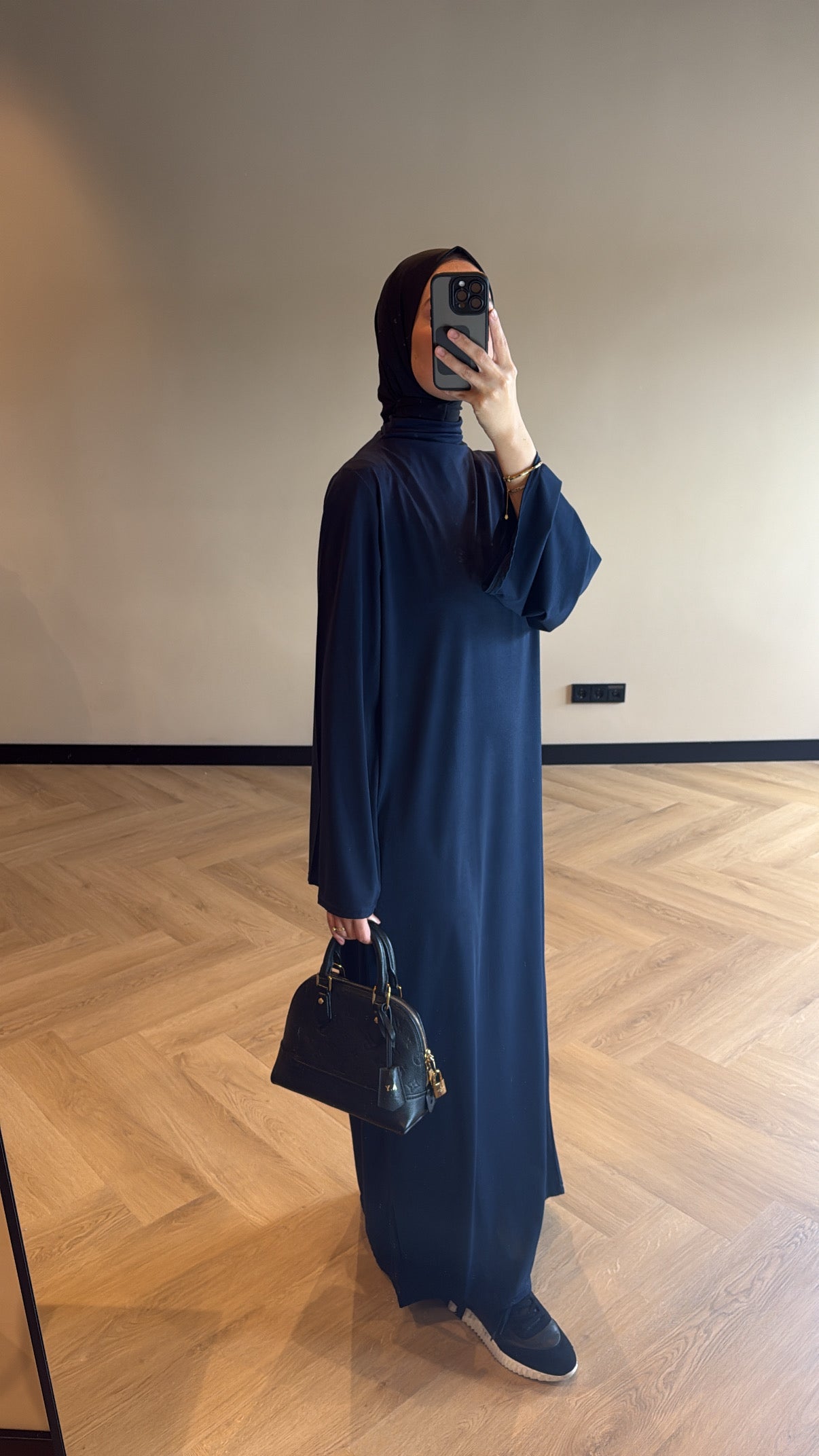 Jersey Dress - Navy Blue