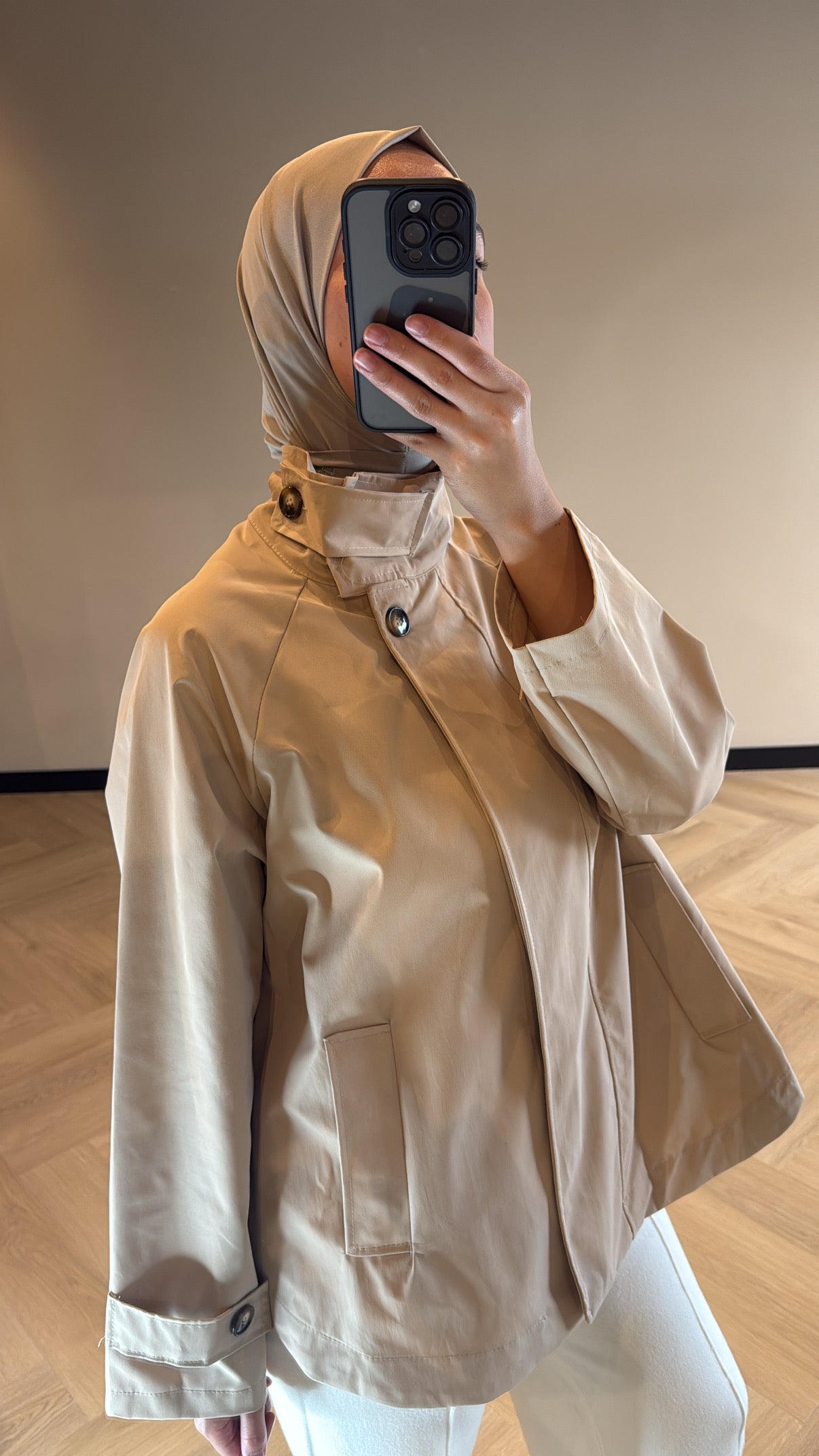 Short Trench - Beige