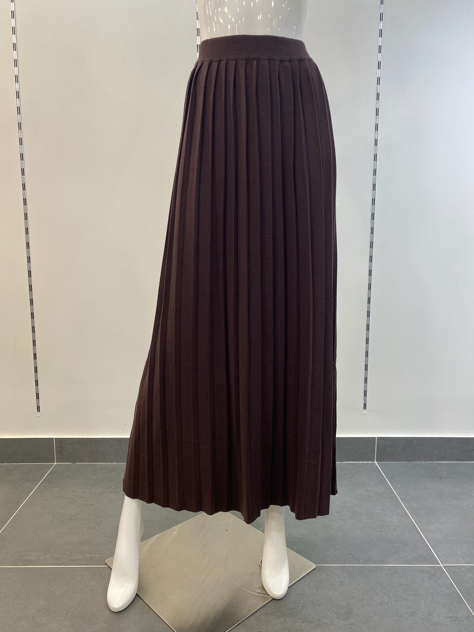 Winter Plisse skirt - Brown