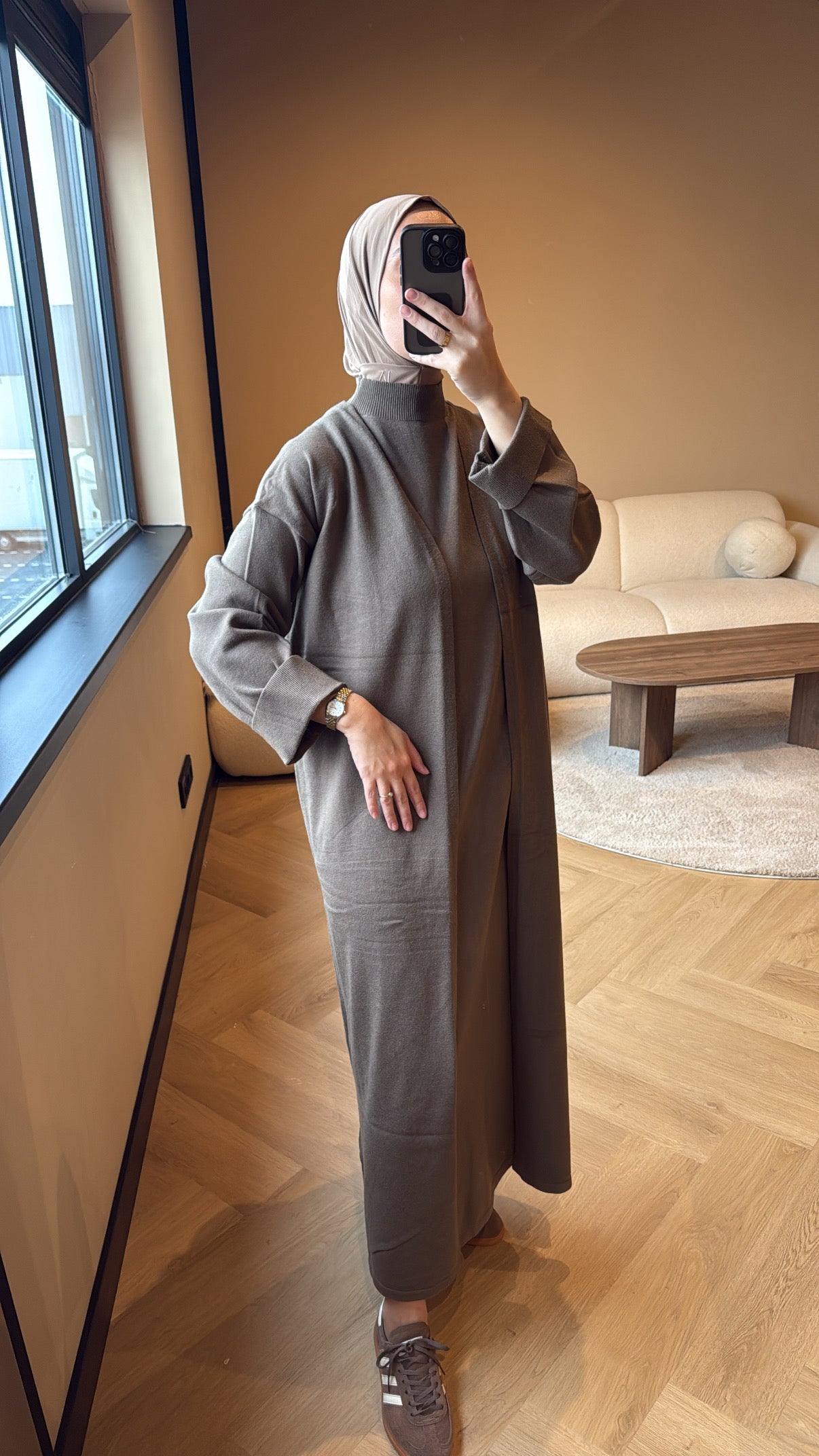 Knit Set Maysa - Brown (SHORT)