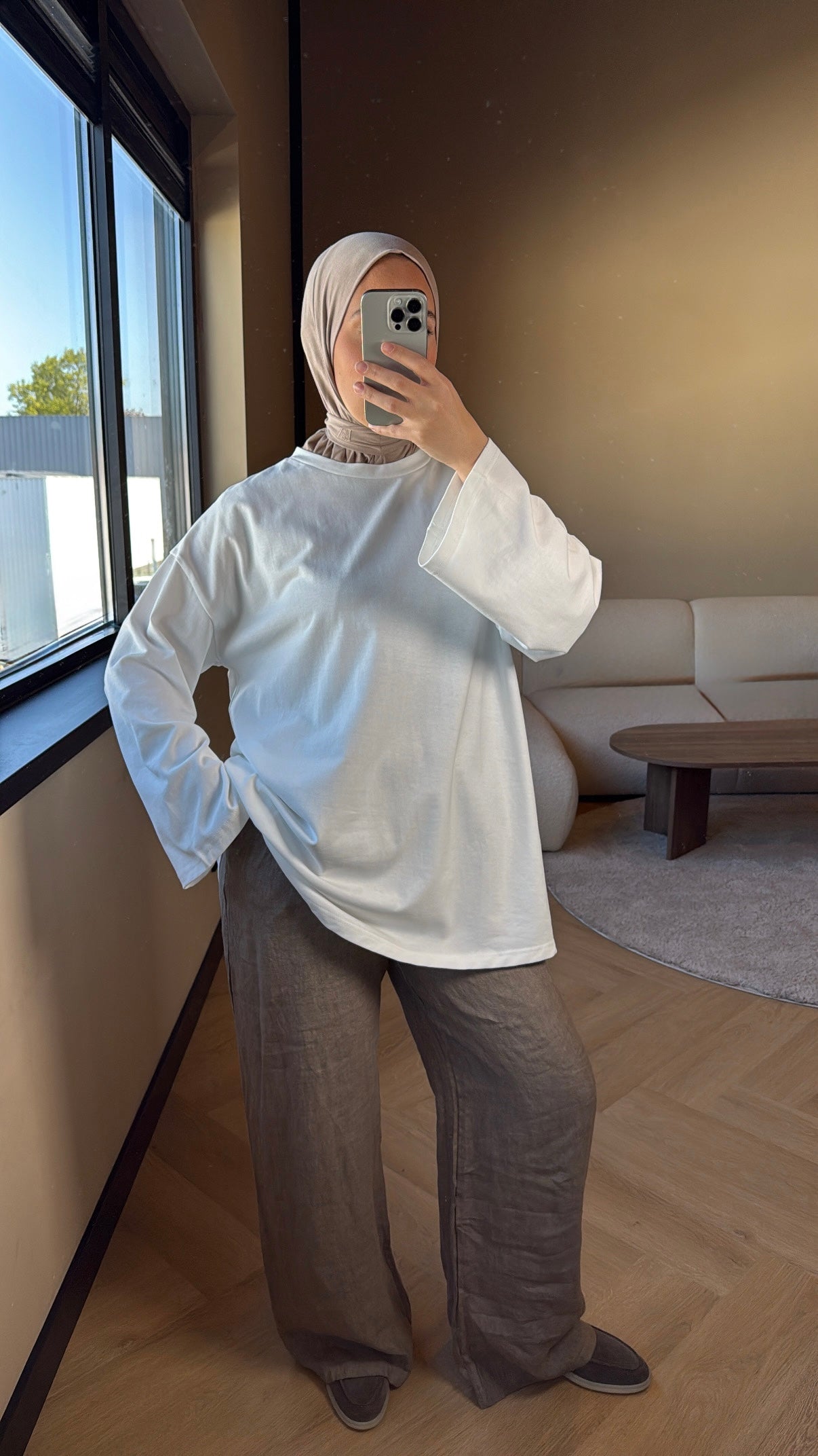 Linnen Pants - Taupe