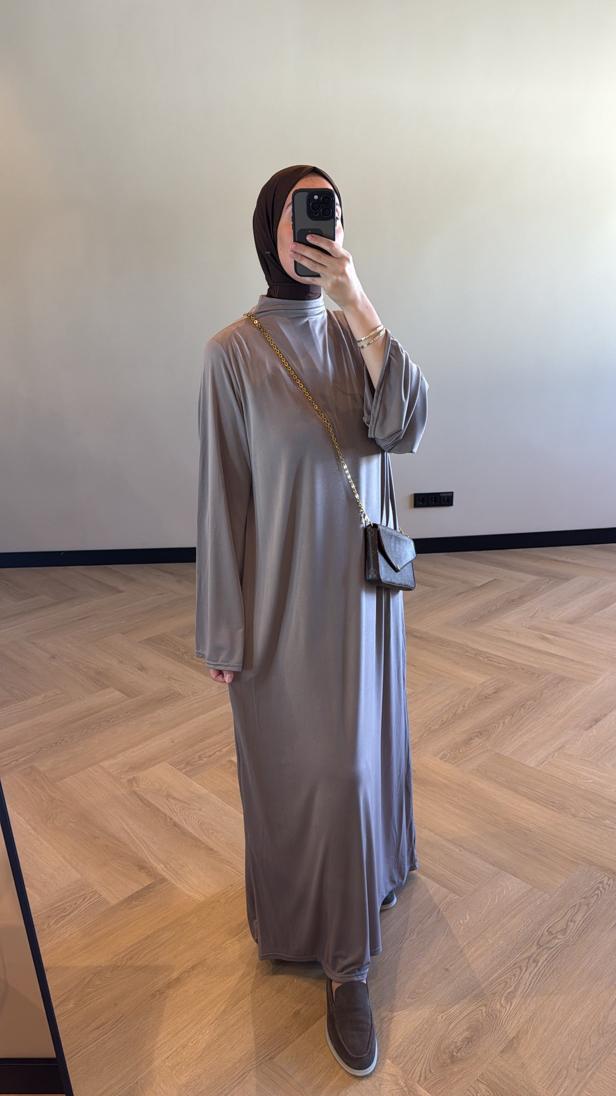 Jersey Dress - Taupe